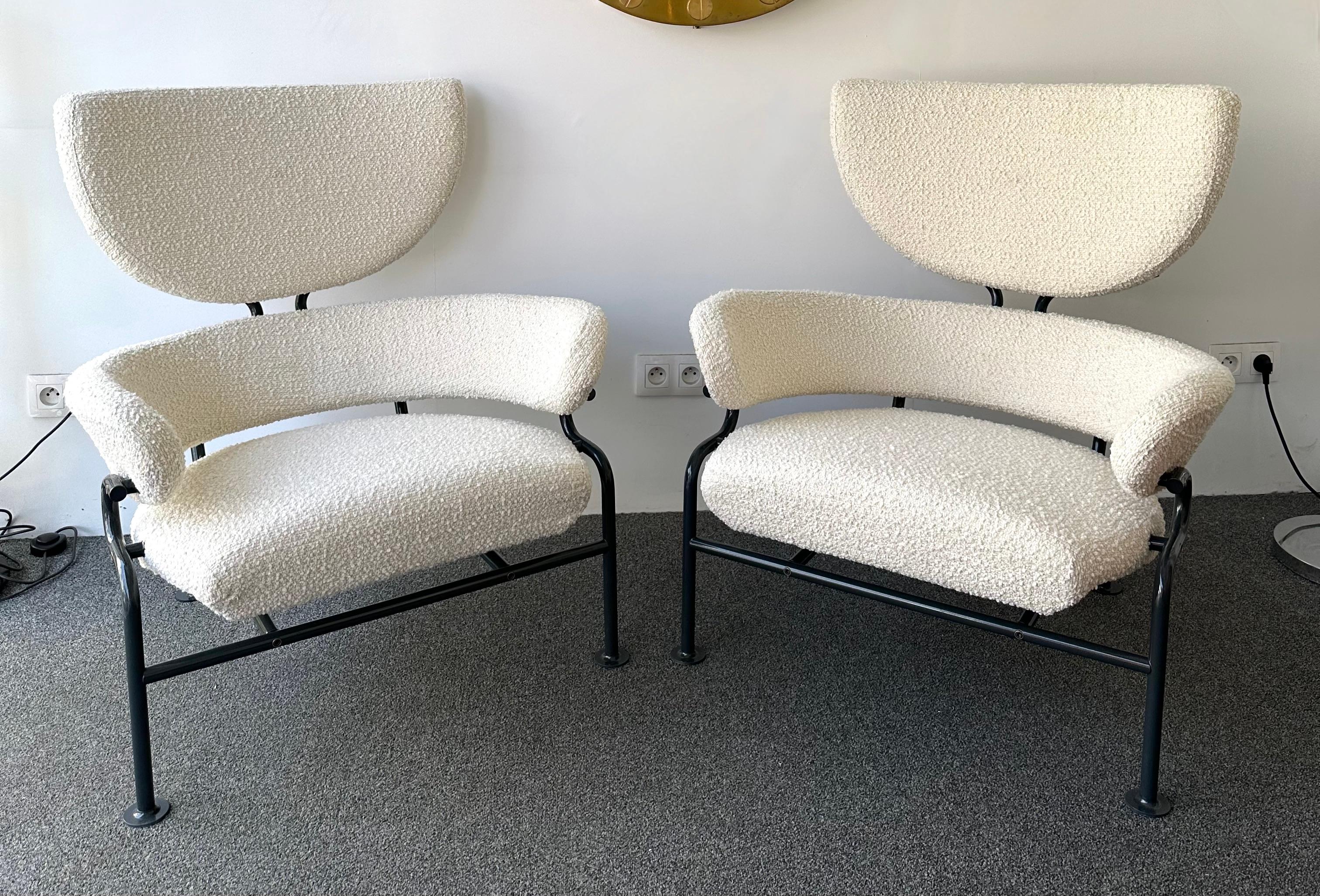 Pair of Armchairs PL19 by Franco Albini for Poggi, Italy, 1960s 8