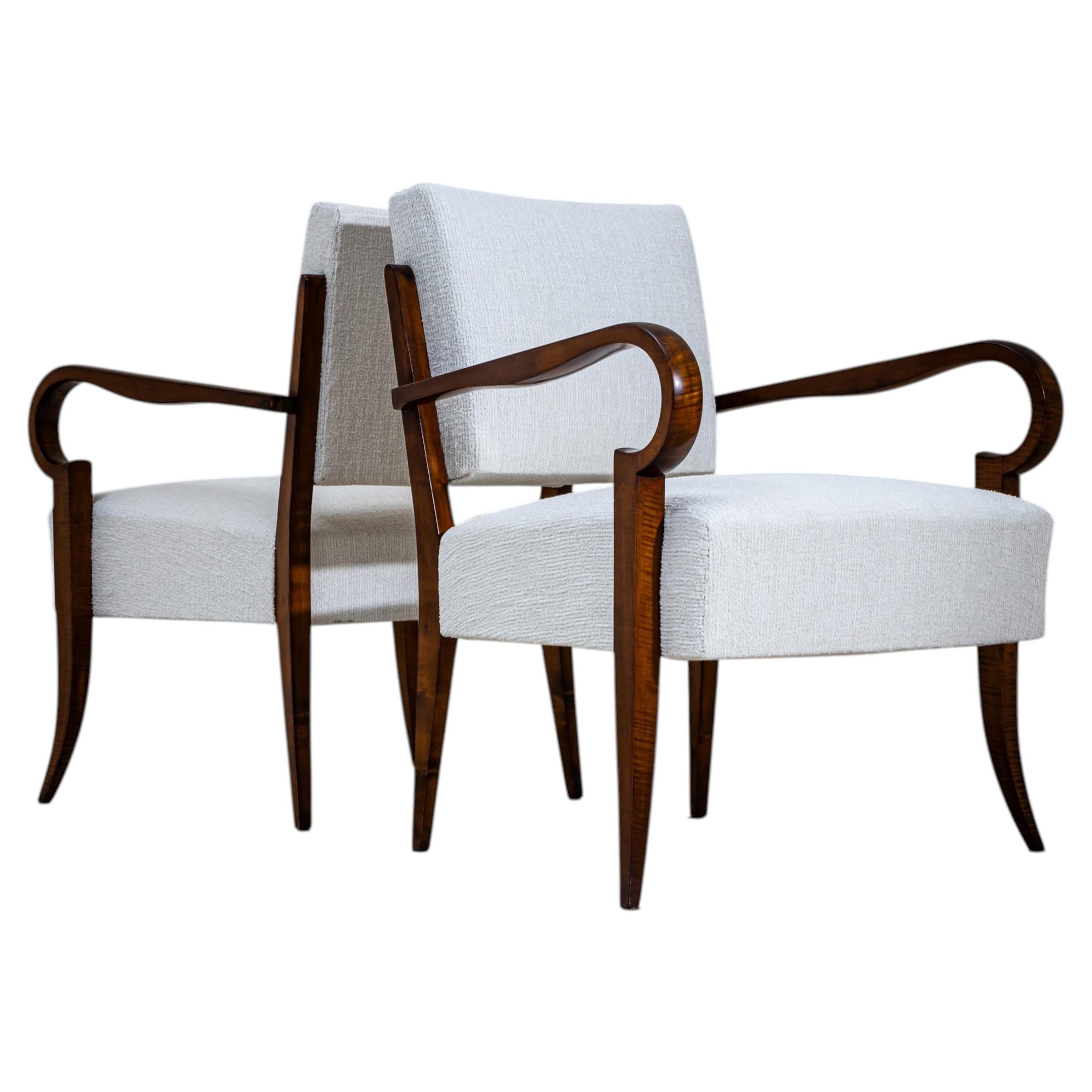 Pair of Armchairs, possibly Italy, 1940s
