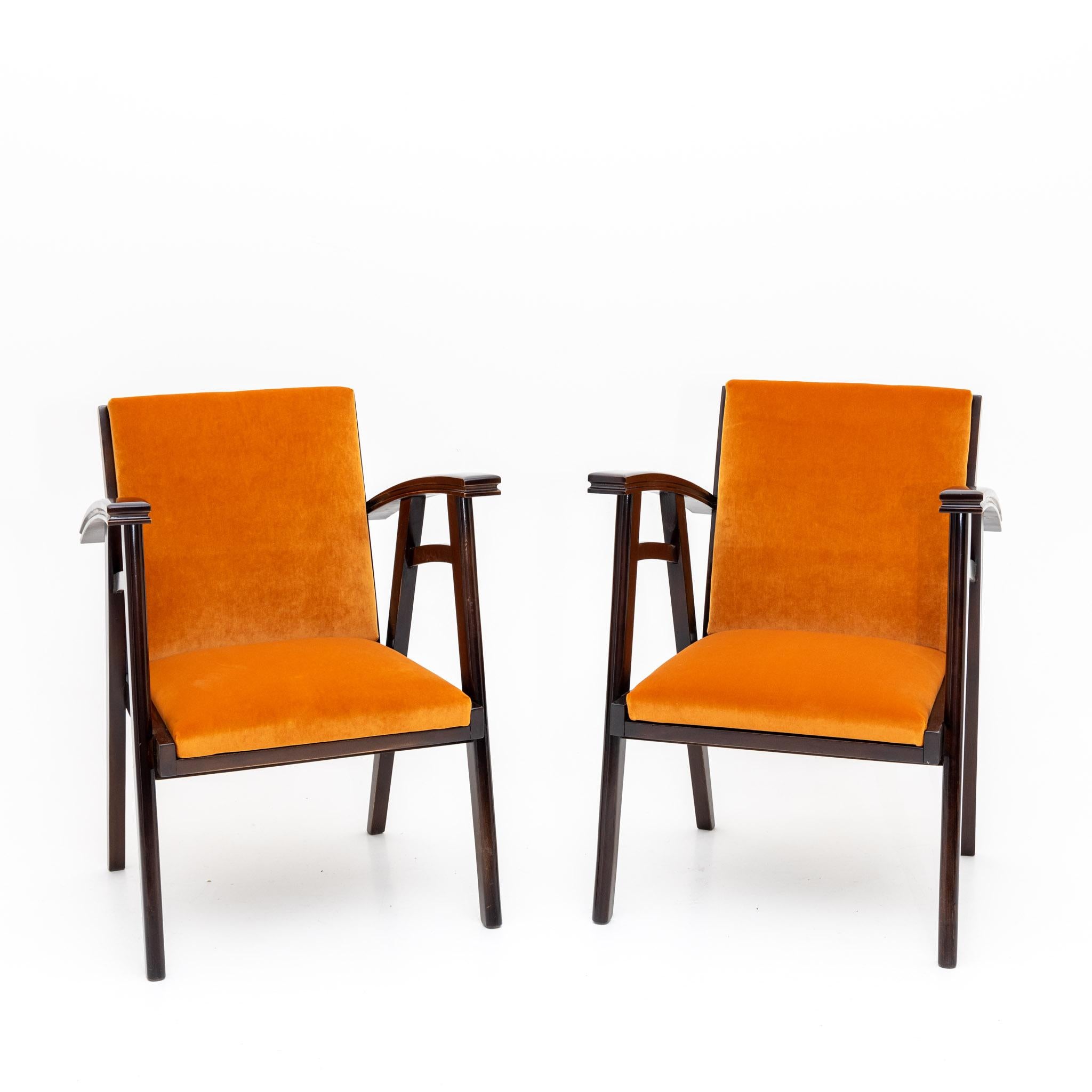 Italian Pair of Armchairs, Probably Italy 1960s For Sale