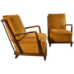 Pair of Armchairs, Proj. Svante Skogh, Förenade Möbelfabrikerna Linköping, 1950s
