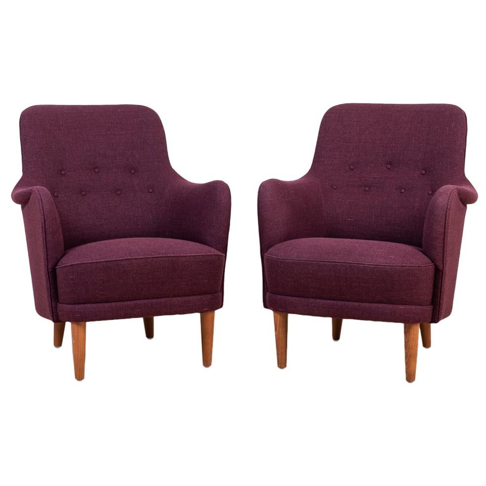 Pair of Armchairs “Samsas” Designed by Carl Malmsten
