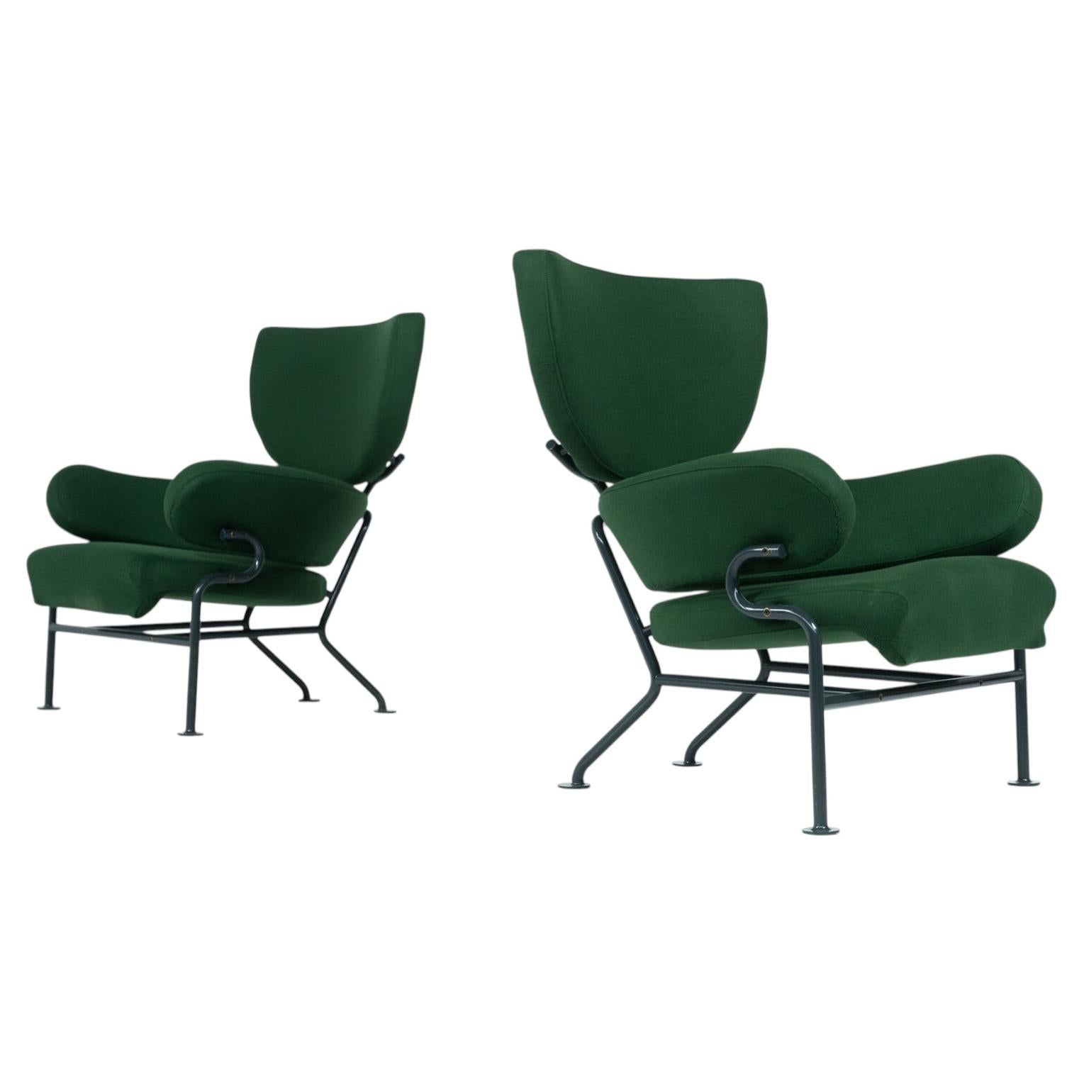 Pair of Armchairs " Tre Pezzi" Mod. PL19 by Franco Albini and Franca Helg, 1950s