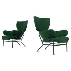 Pair of Armchairs " Tre Pezzi" Mod. PL19 by Franco Albini and Franca Helg, 1950s