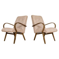 Pair of Armchairs Type 53 by J. Šmidek, TON 1960's