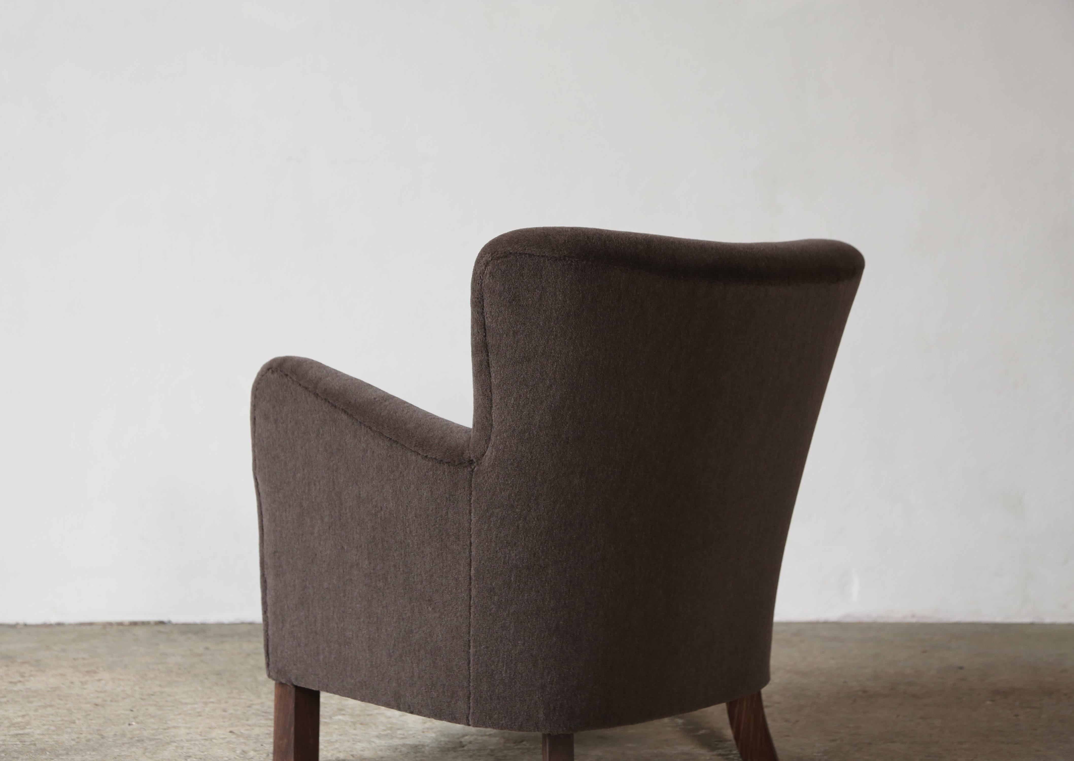 Pair of Armchairs, Upholstered in Pure Alpaca 12