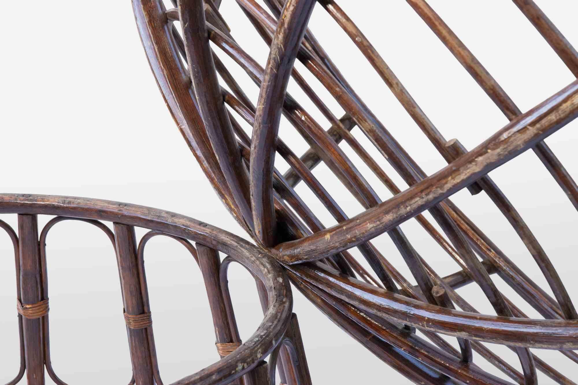 Mid-20th Century Pair of Armchairs with matching side Table 