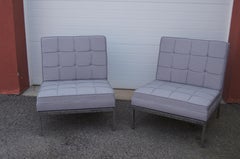Pair of Armless Lounge Chairs, Model 65, by Florence Knoll for Knoll