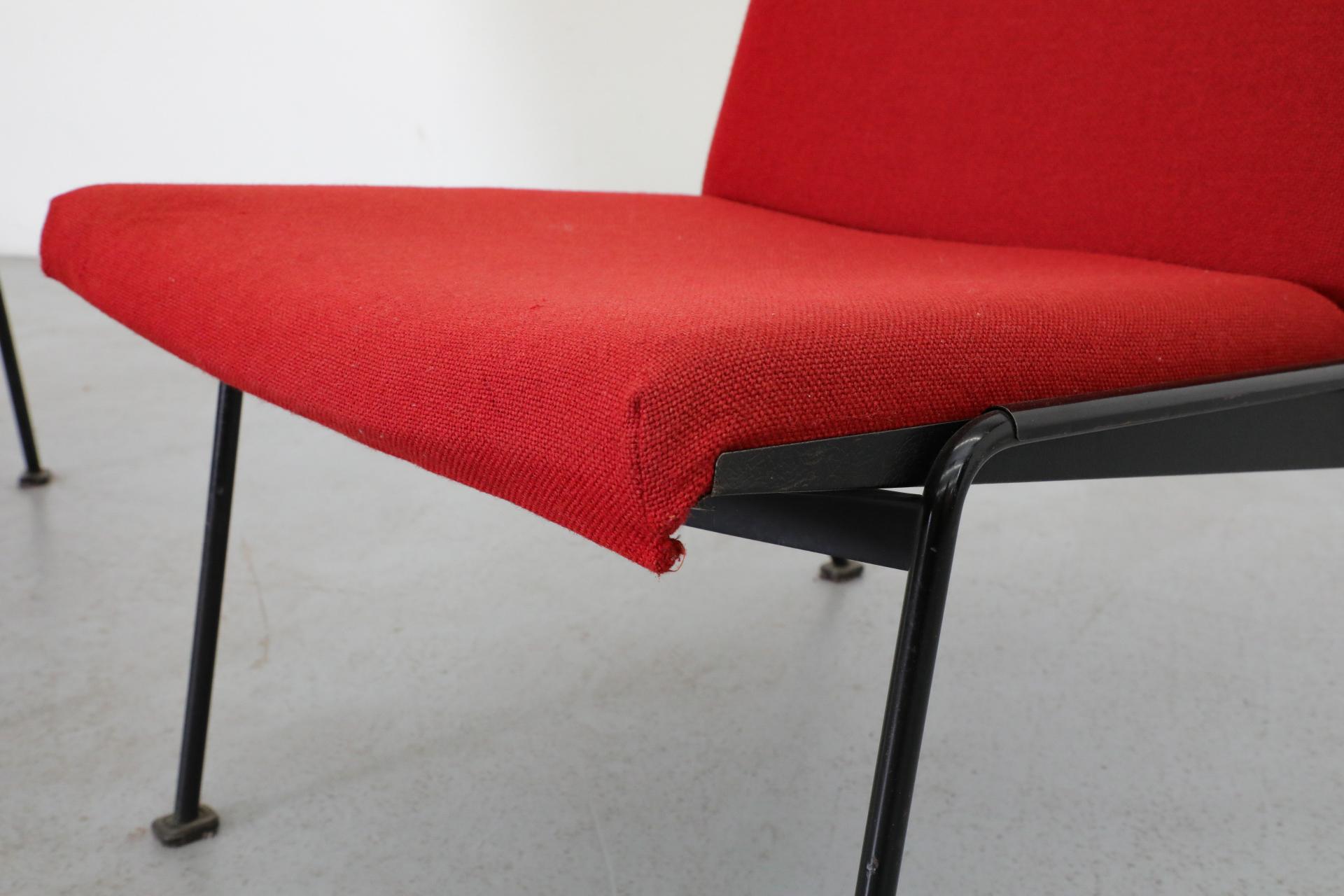 Coppia di sedie da salotto Oase senza braccioli di Wim Rietveld per Ahrend de Cirkel in vendita 4