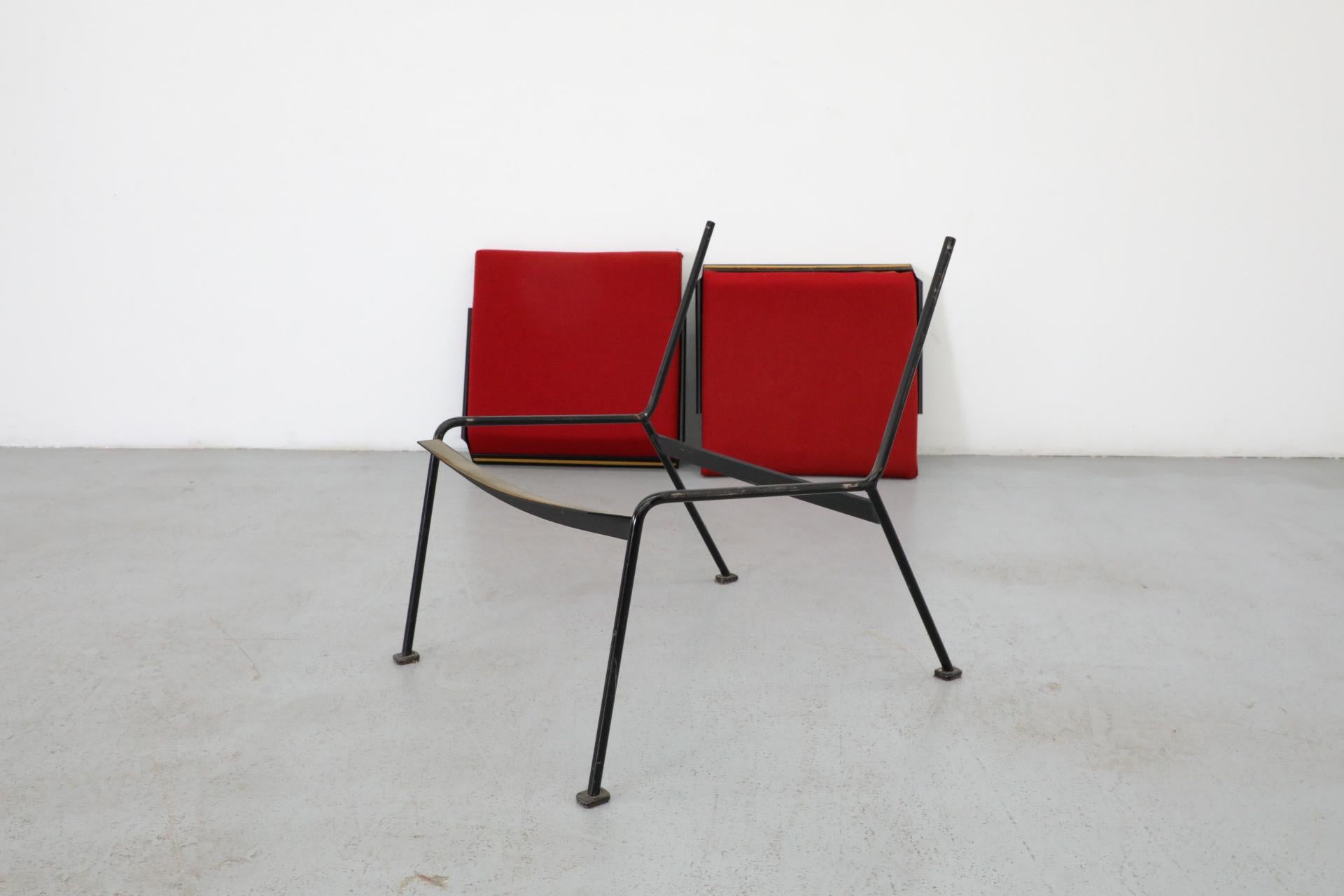 Coppia di sedie da salotto Oase senza braccioli di Wim Rietveld per Ahrend de Cirkel in vendita 12