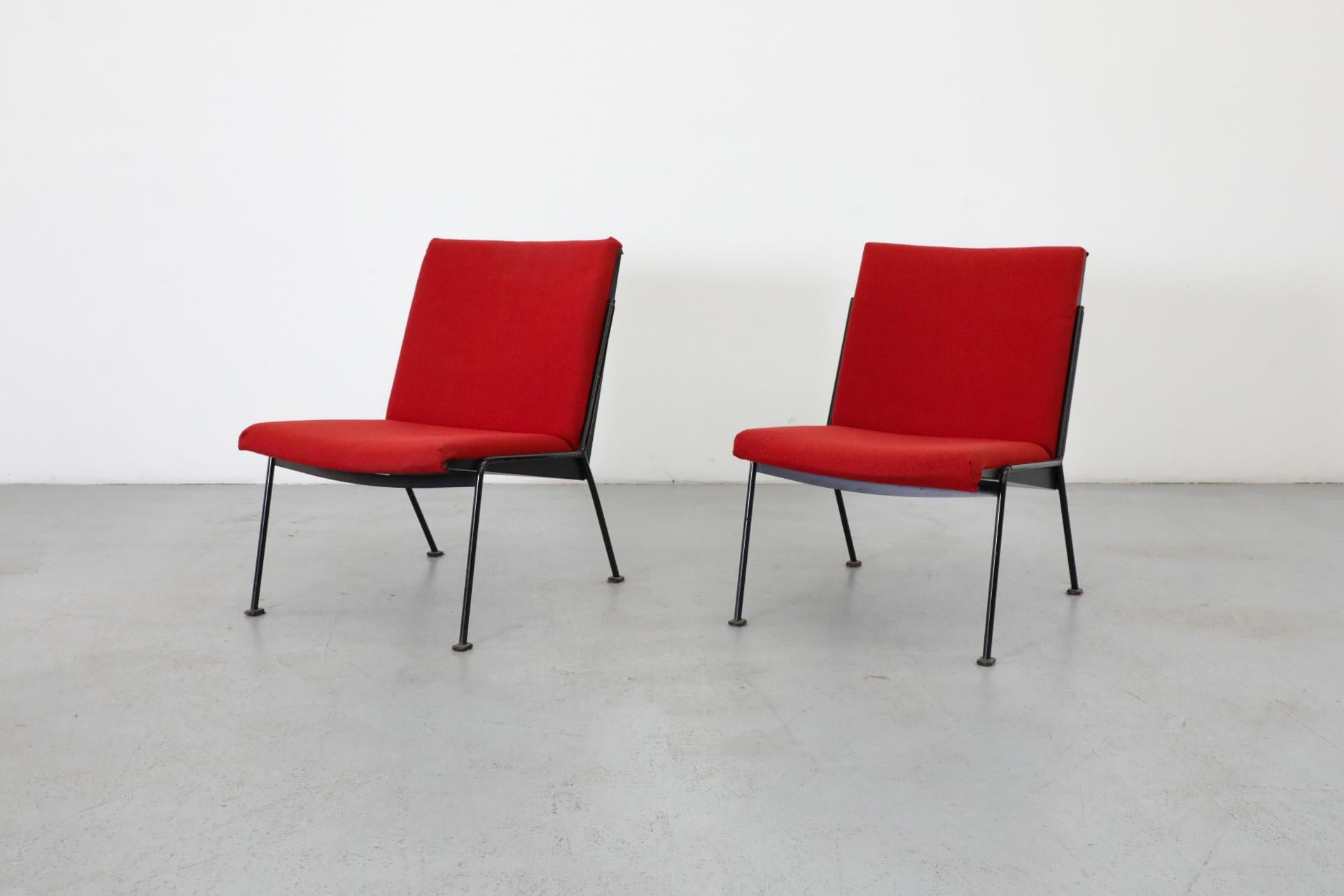 Olandese Coppia di sedie da salotto Oase senza braccioli di Wim Rietveld per Ahrend de Cirkel in vendita