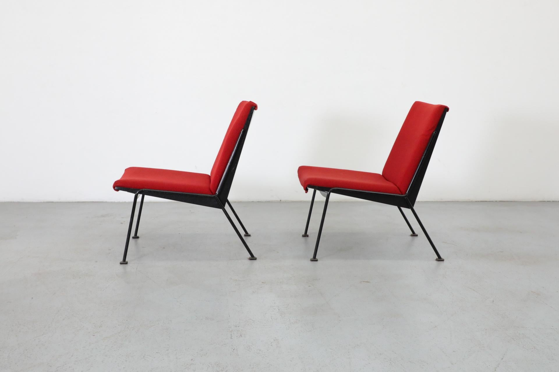 Coppia di sedie da salotto Oase senza braccioli di Wim Rietveld per Ahrend de Cirkel In condizioni buone in vendita a Los Angeles, CA