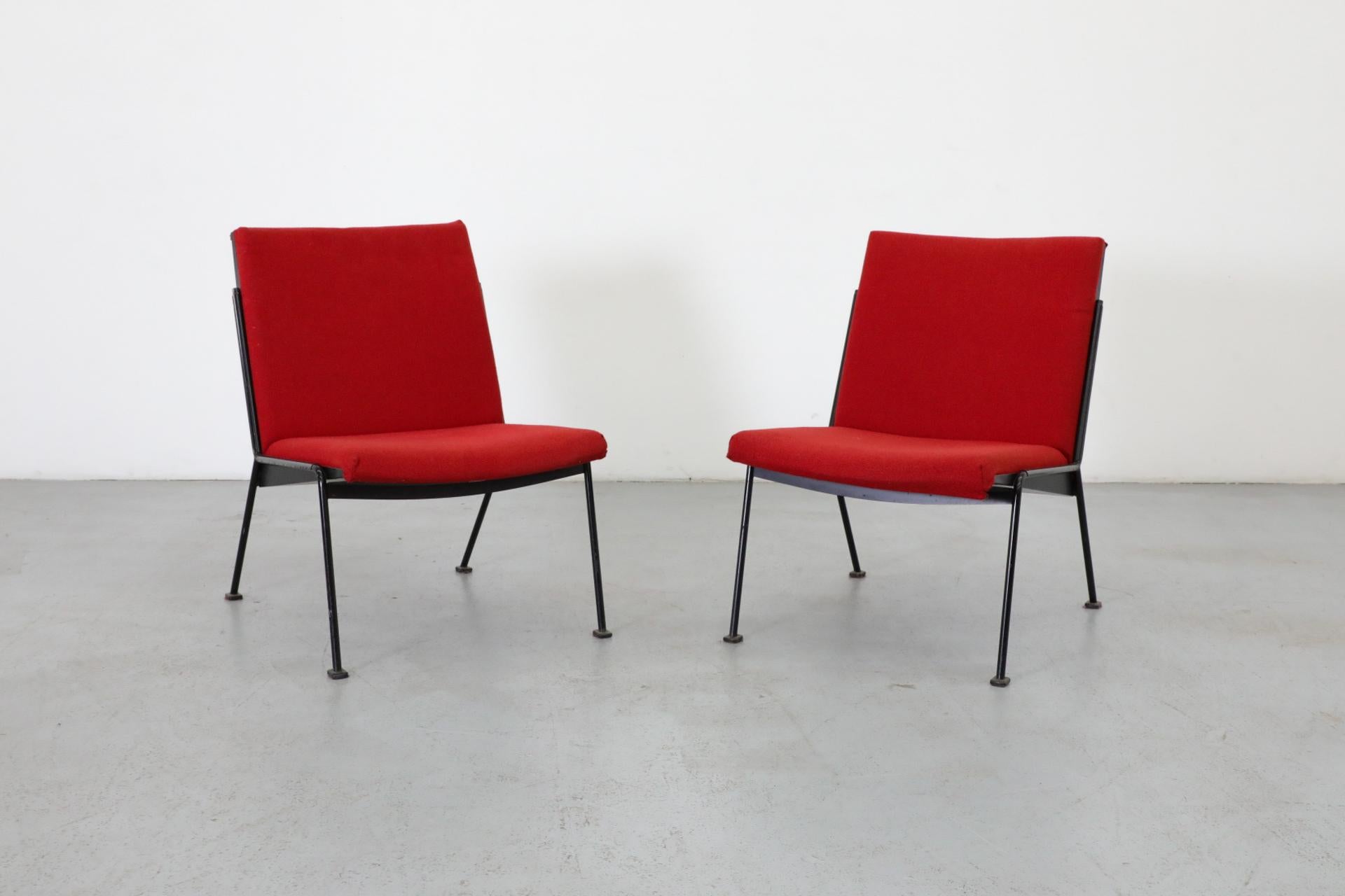 Coppia di sedie da salotto Oase senza braccioli di Wim Rietveld per Ahrend de Cirkel in vendita 1