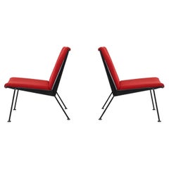 Vintage Pair of Armless Oase Lounge Chairs by Wim Rietveld for Ahrend de Cirkel