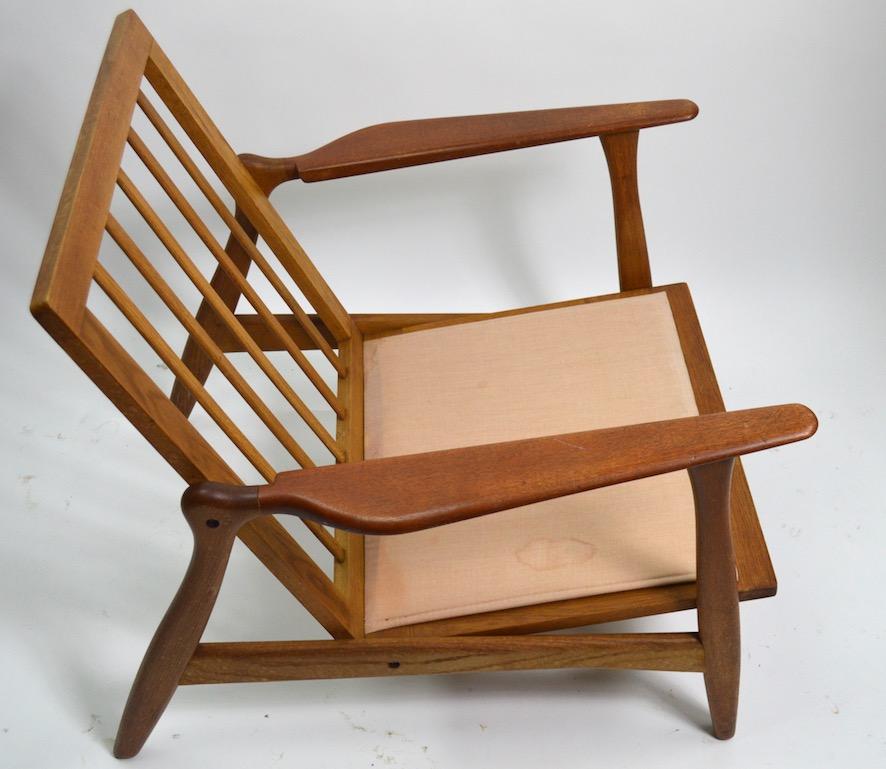 Scandinavian Modern Pair of Arne Hovmand Olsen for Mogens Kold Lounge Chairs For Sale