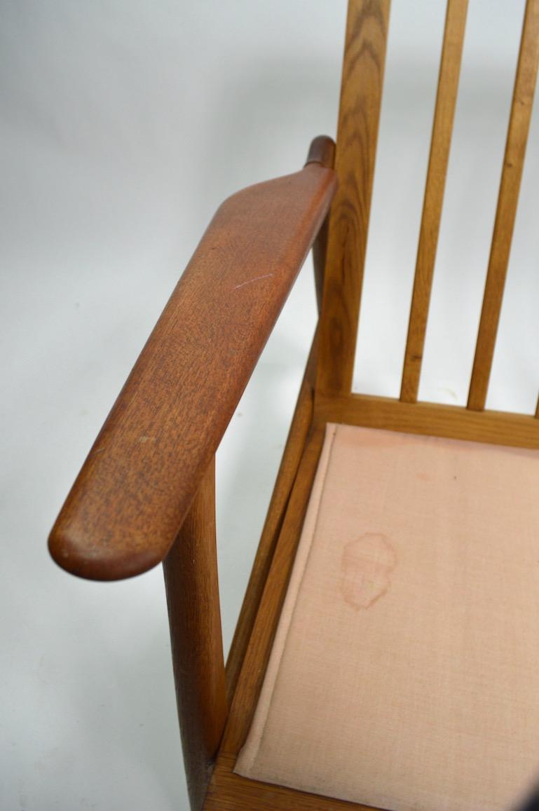 Pair of Arne Hovmand Olsen for Mogens Kold Lounge Chairs For Sale 2