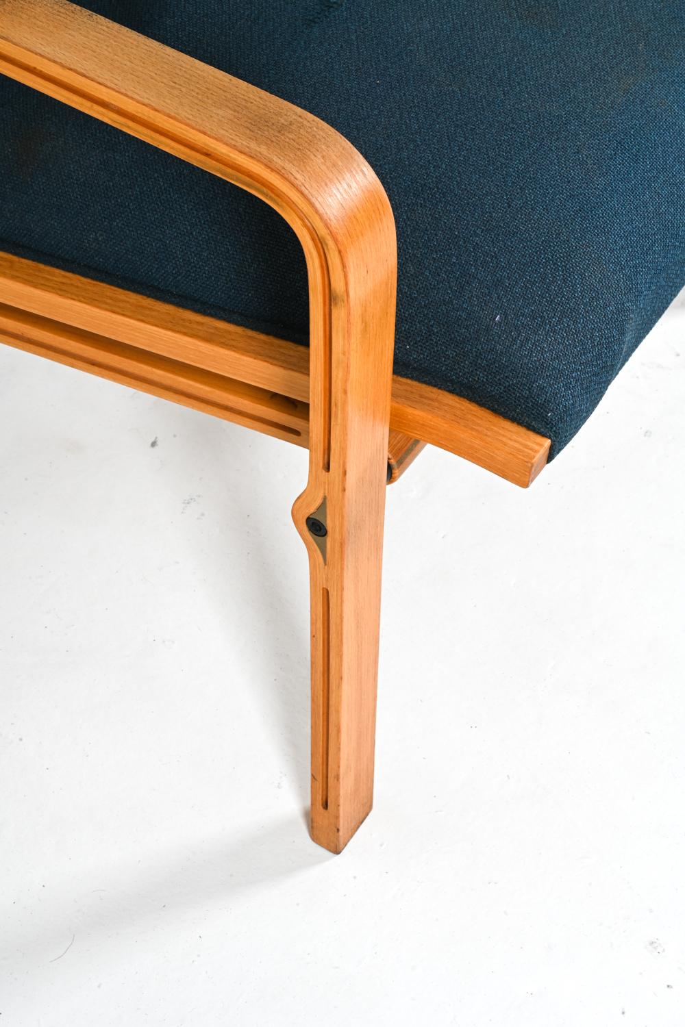 Pair of  Arne Jacobsen for Fritz Hansen Catherine Chairs in Beechwood In Good Condition For Sale In Norwalk, CT