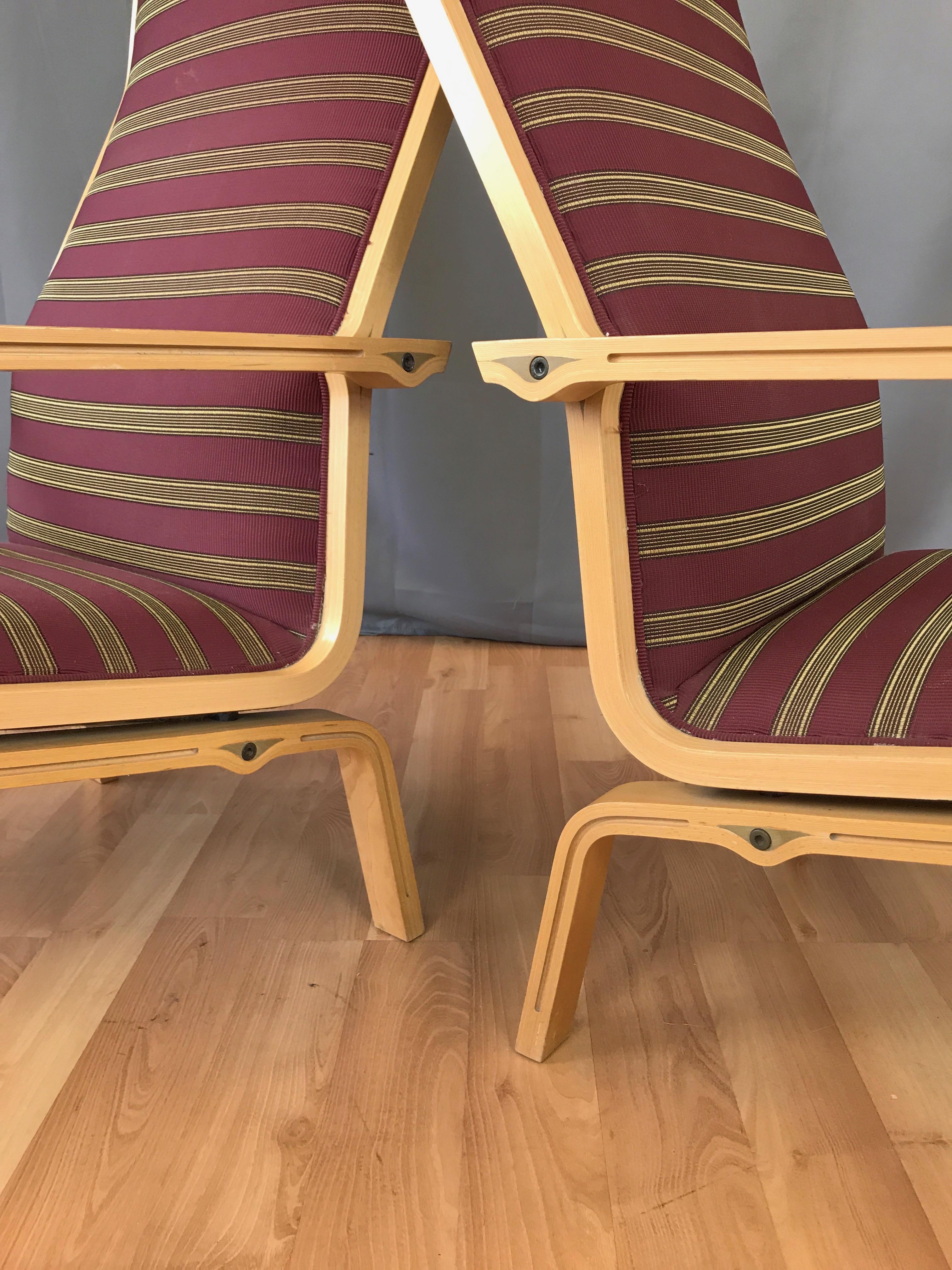 Pair of Arne Jacobsen for Fritz Hansen St Catherine’s Lounge Chairs 2