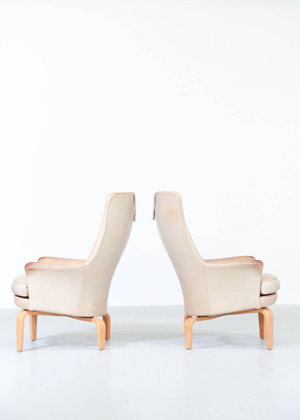 Pair of Arne Norell Armchairs Model 