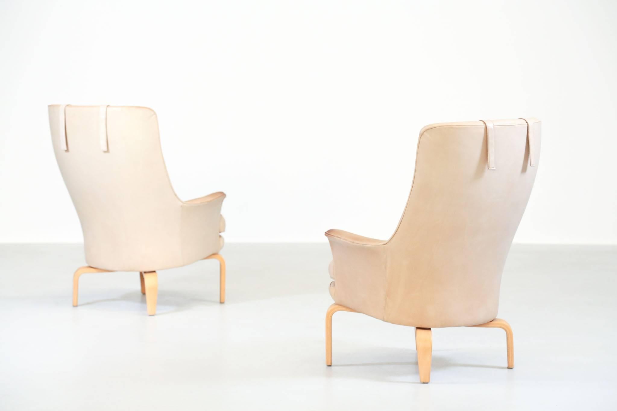 Pair of Arne Norell Armchairs Model 