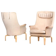 Pair of Arne Norell Armchairs Model "Pilot", Sweden, 1970s