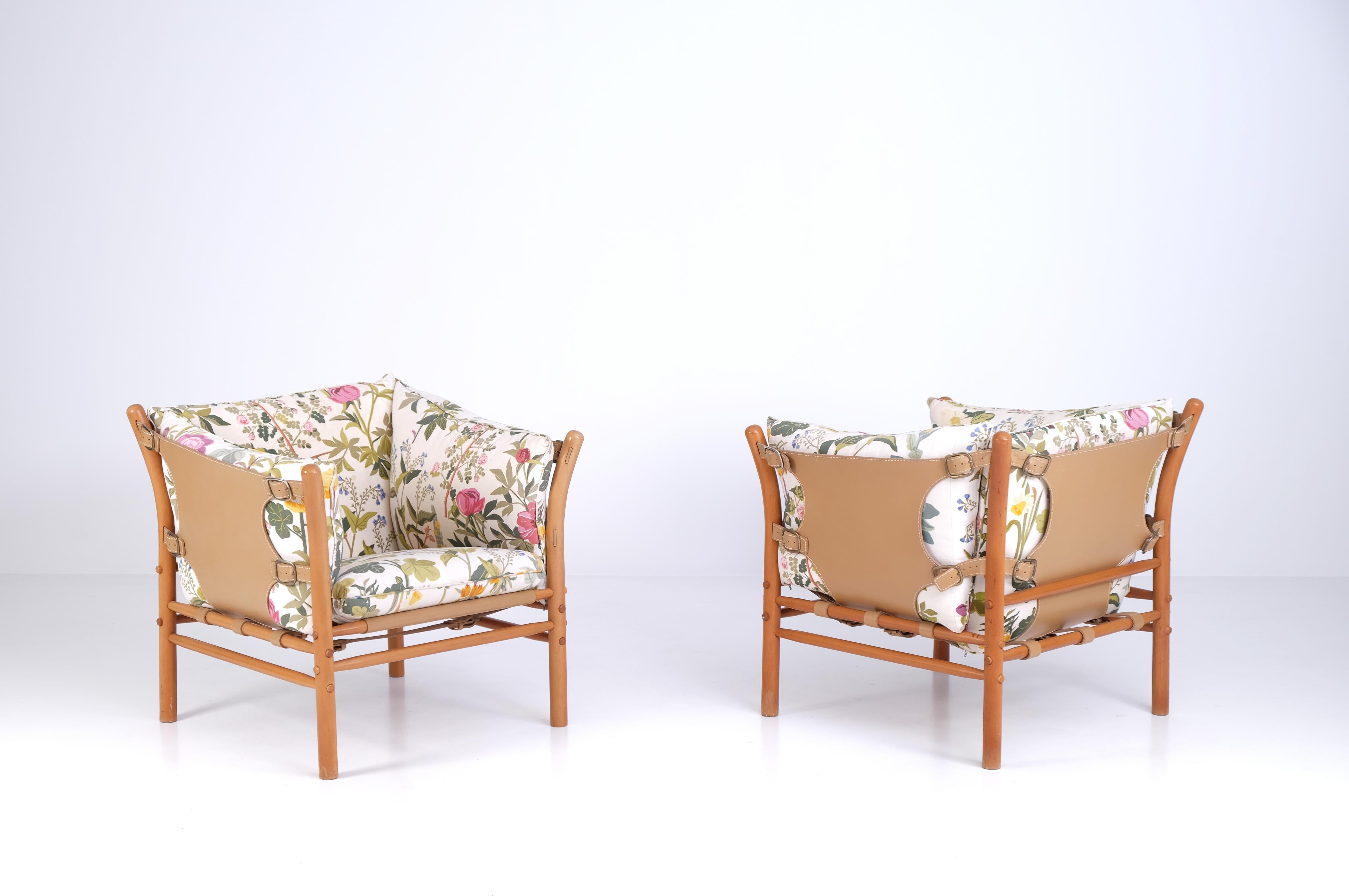 Pair of Arne Norell Easy Chairs Model Ilona, 1970s For Sale 5