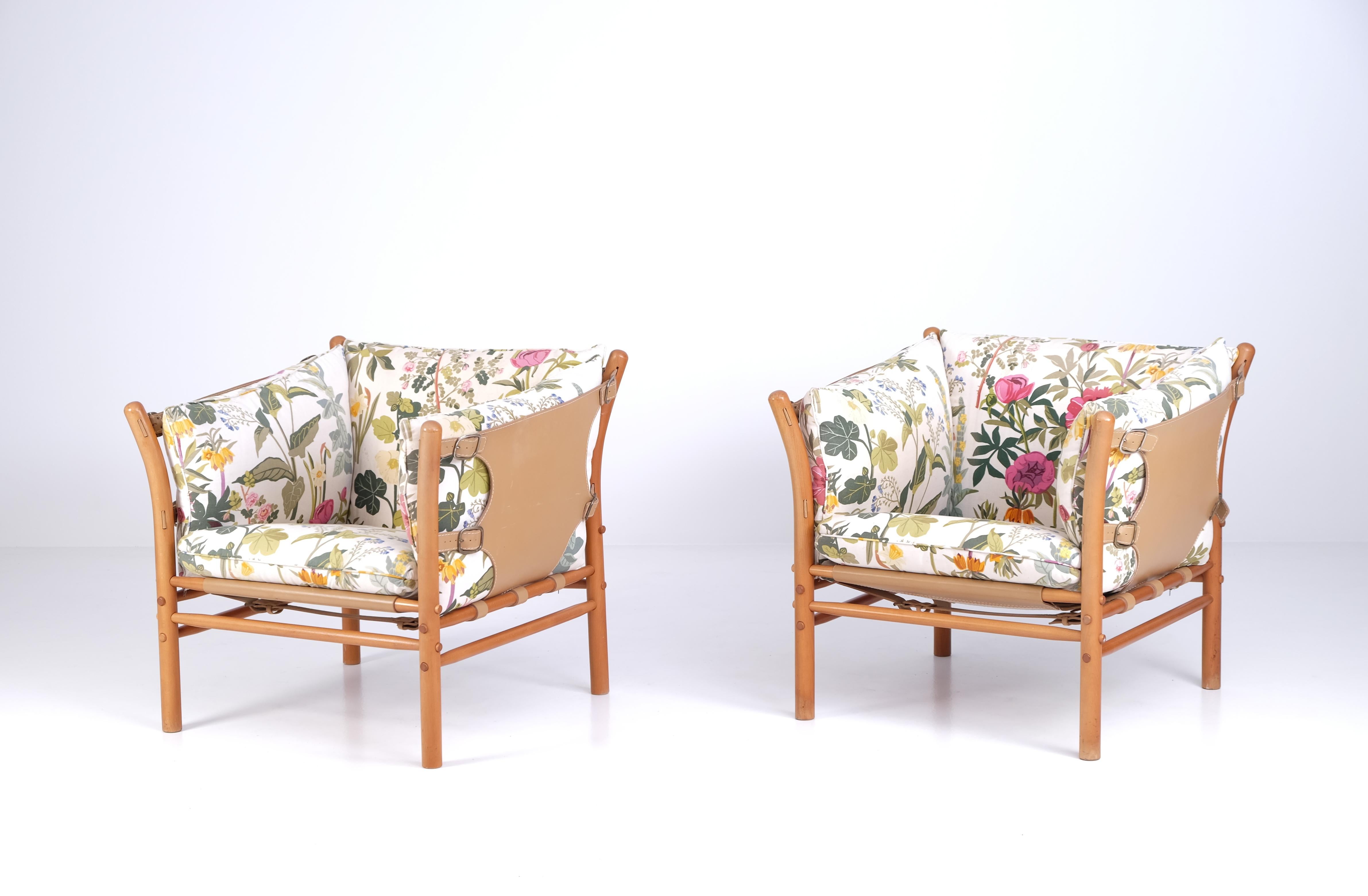 Pair of Arne Norell Easy Chairs Model Ilona, 1970s For Sale 13