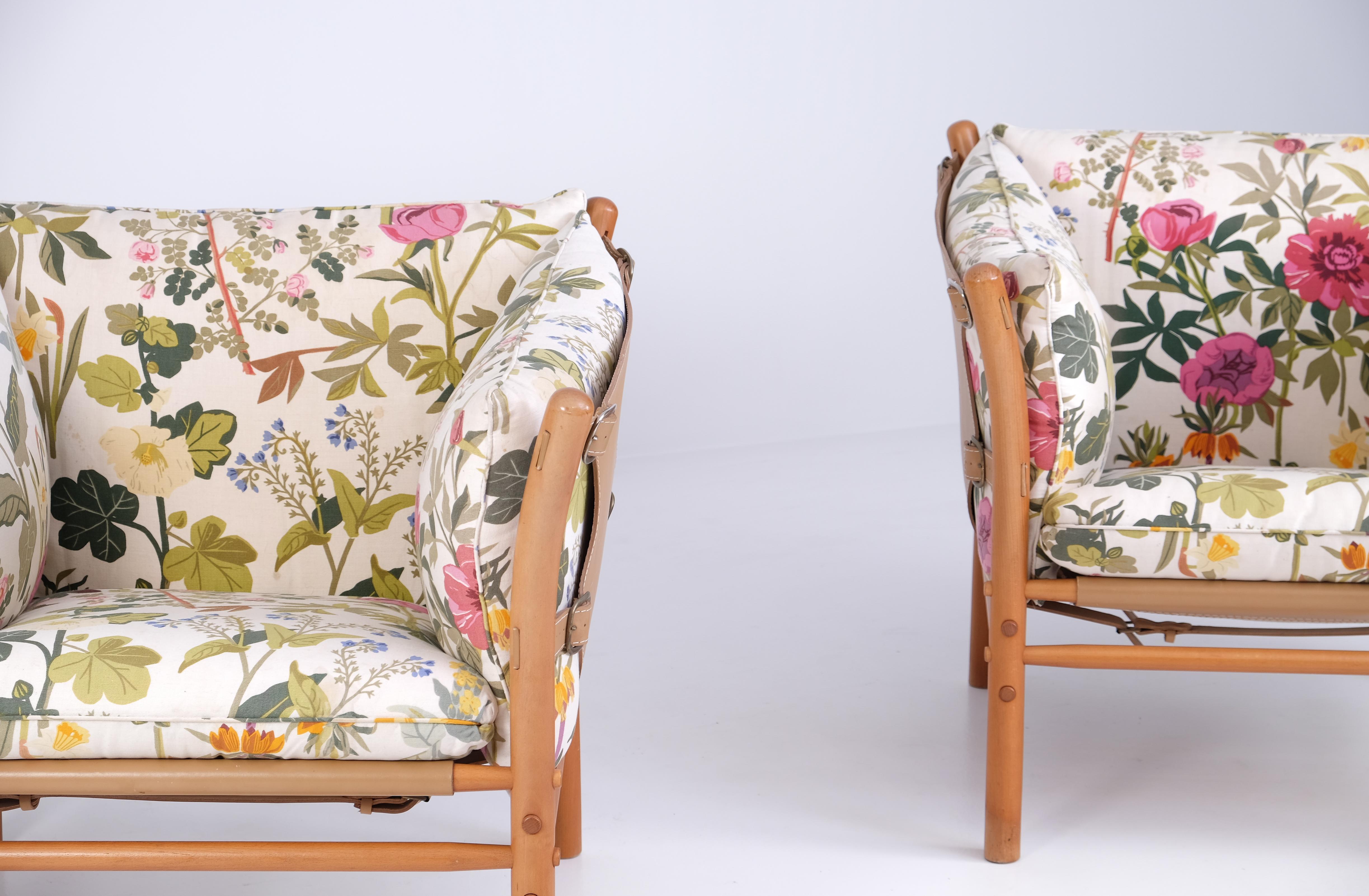 Pair of Arne Norell Easy Chairs Model Ilona, 1970s In Good Condition For Sale In Stockholm, SE