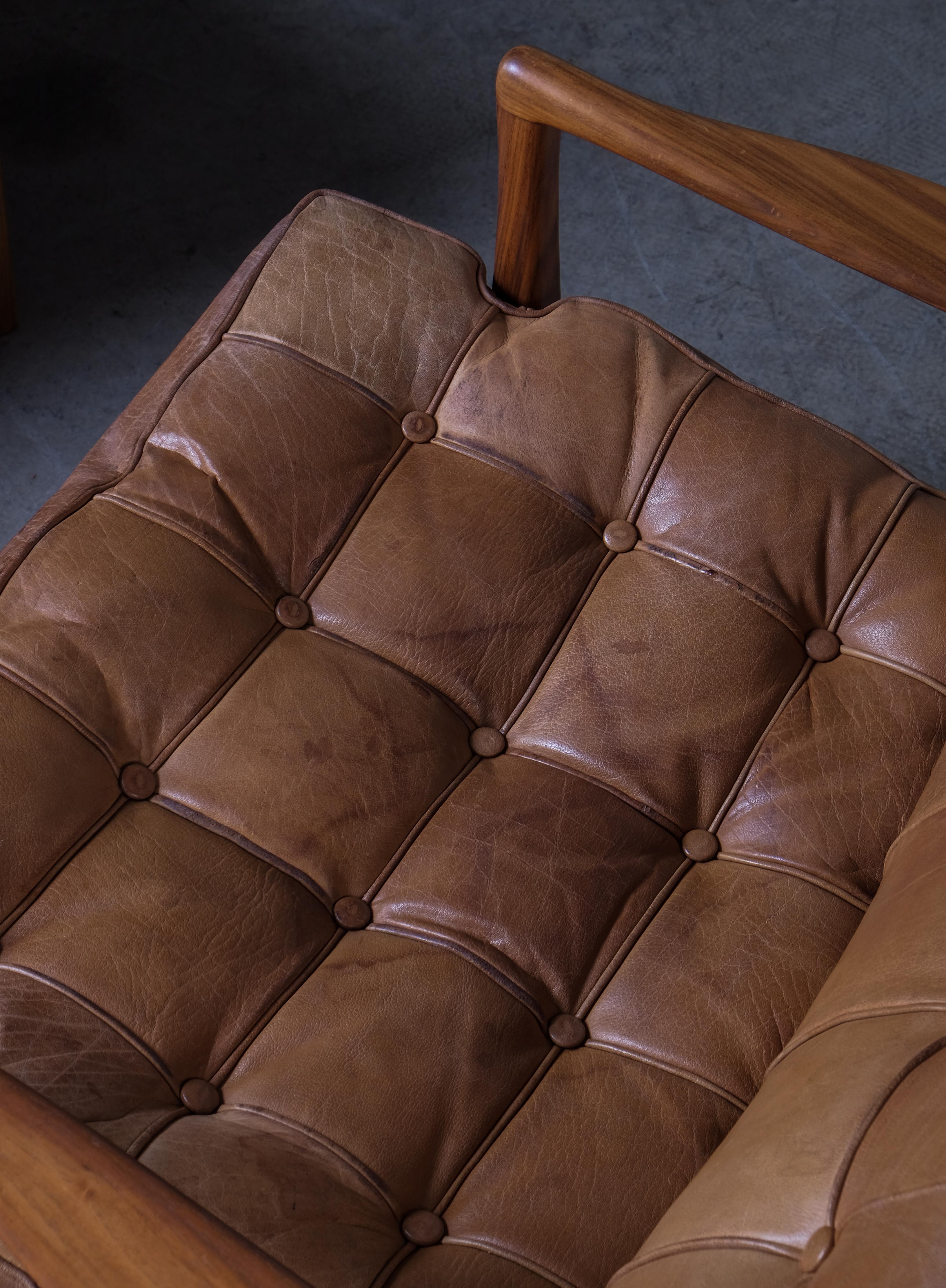 Pair of Arne Norell Easy Chairs Model 