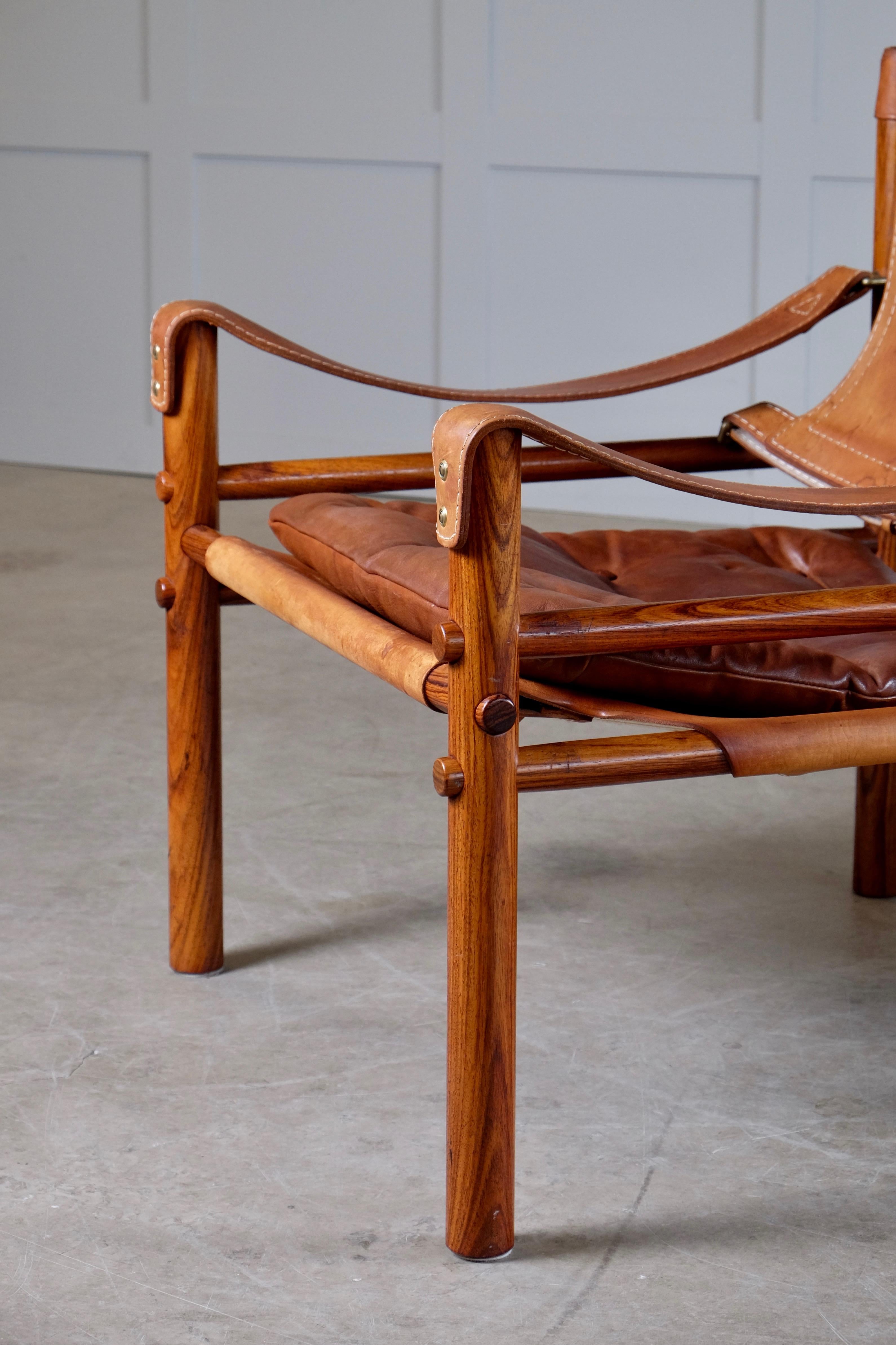 Pair of Arne Norell Easy Chairs Model Sirocco, 1960s 6