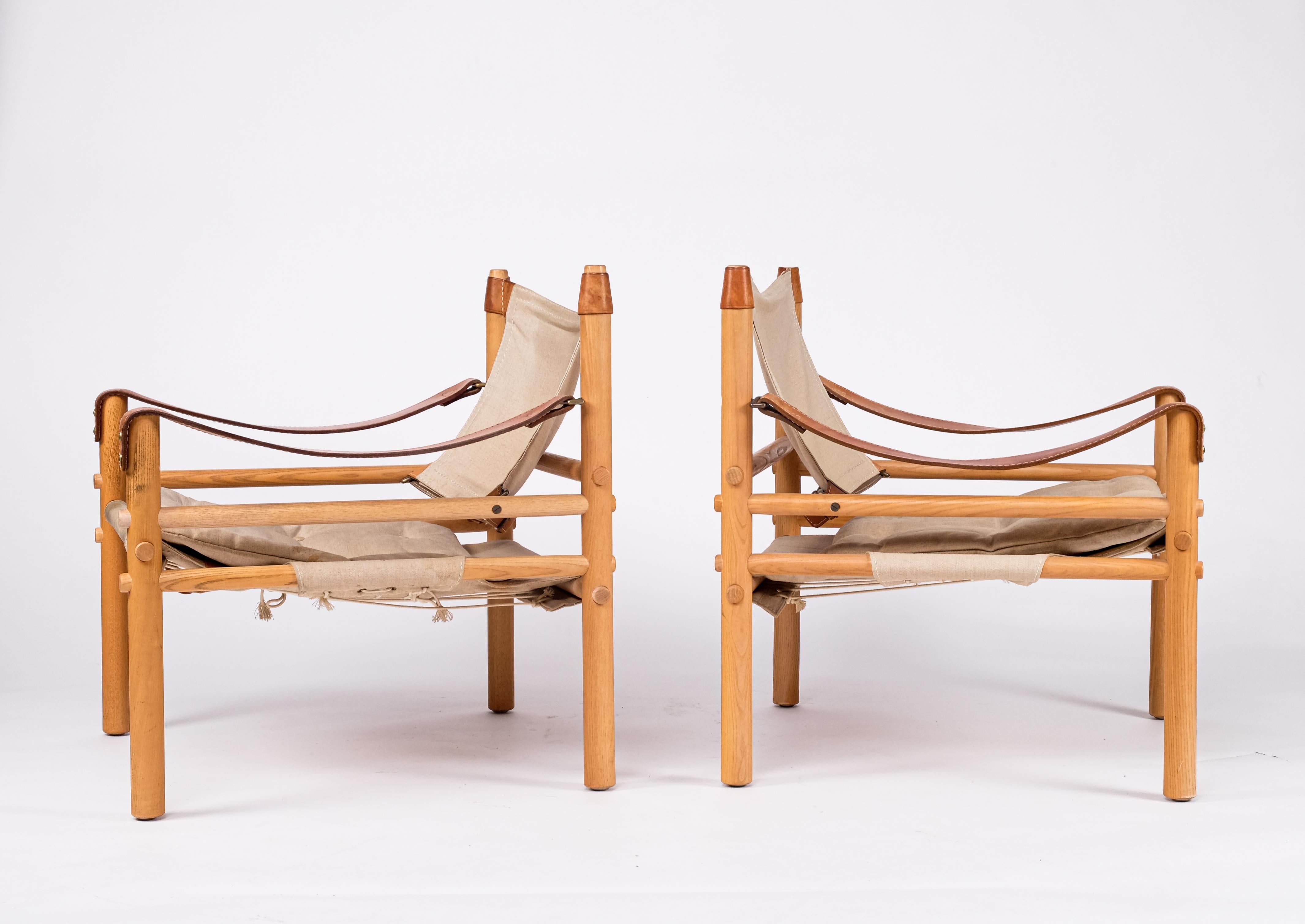 Pair of Arne Norell Easy Chairs Model Sirocco, 1960s In Good Condition In Stockholm, SE
