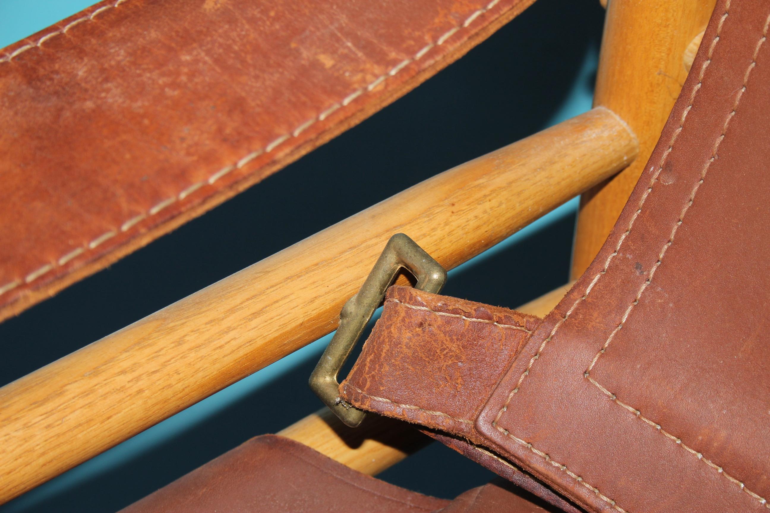 Brass Pair of Arne Norell Easy Chairs Model Sirocco, 1960s
