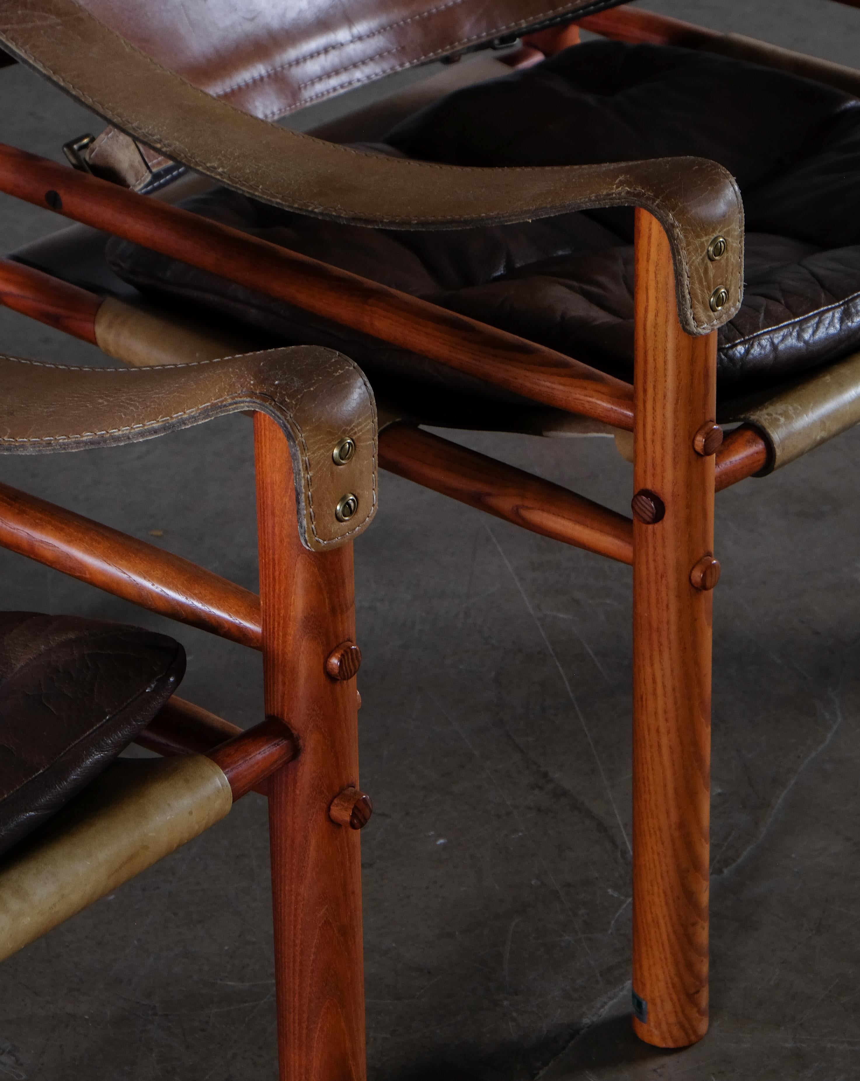 Paire de fauteuils modèle Sirocco d'Arne Norell, années 1970 en vente 5