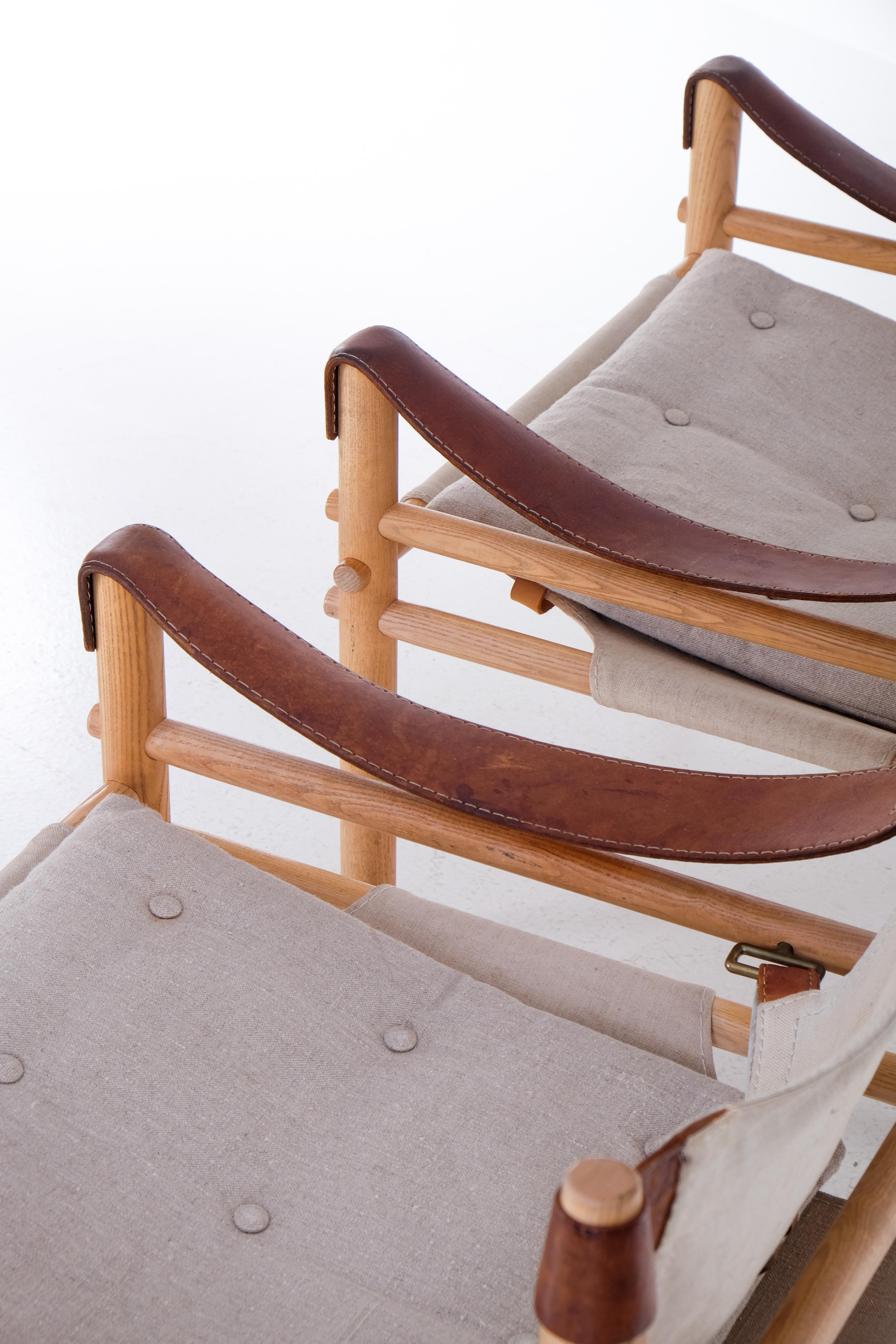 Pair of Arne Norell Easy Chairs Model Sirocco, 1970s In Good Condition For Sale In Stockholm, SE