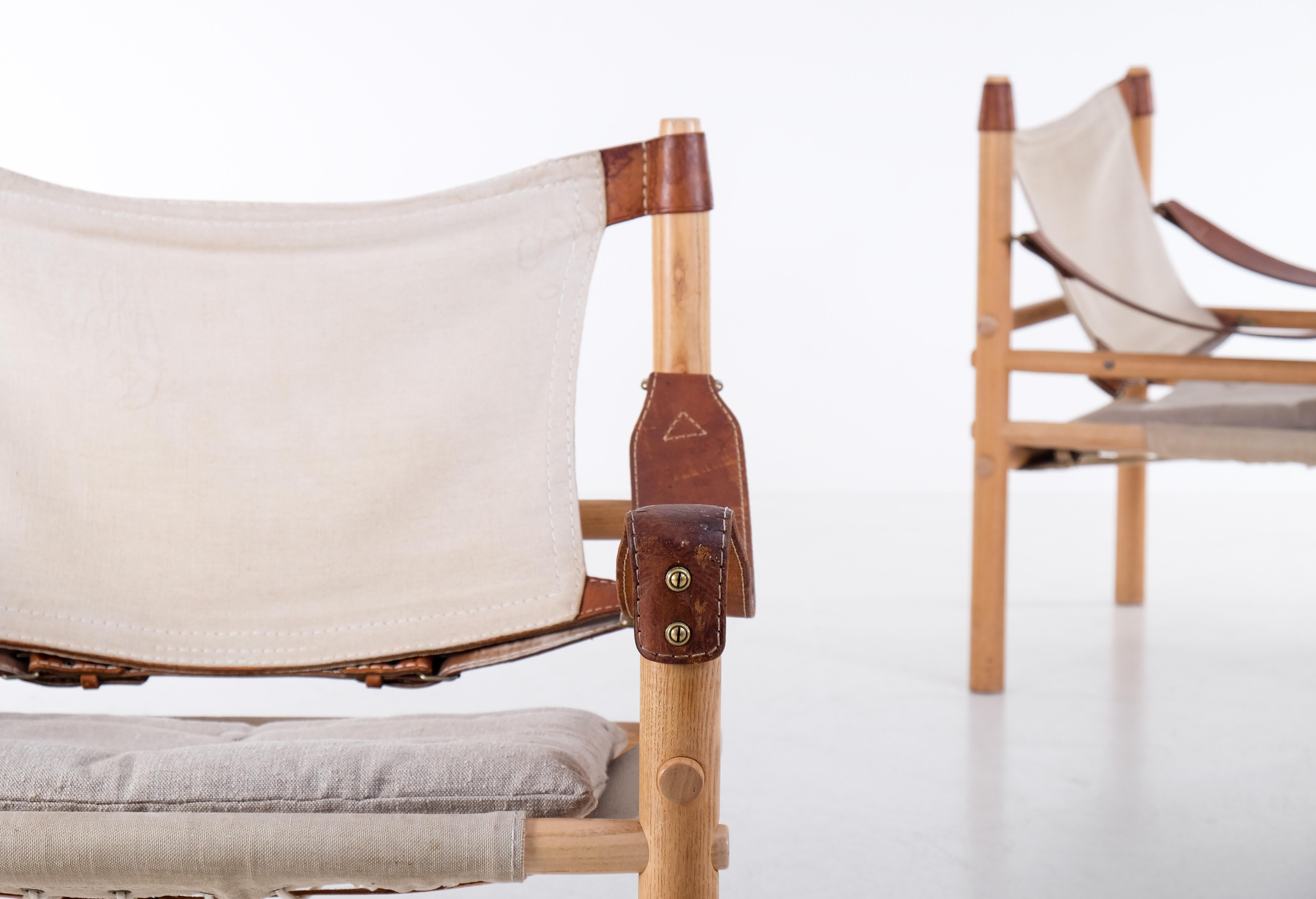 Paire de fauteuils modèle Sirocco d'Arne Norell, années 1970 en vente 1