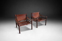 Pair of Arne Norell Easy Chairs Model Sirocco, Sweden 1960s