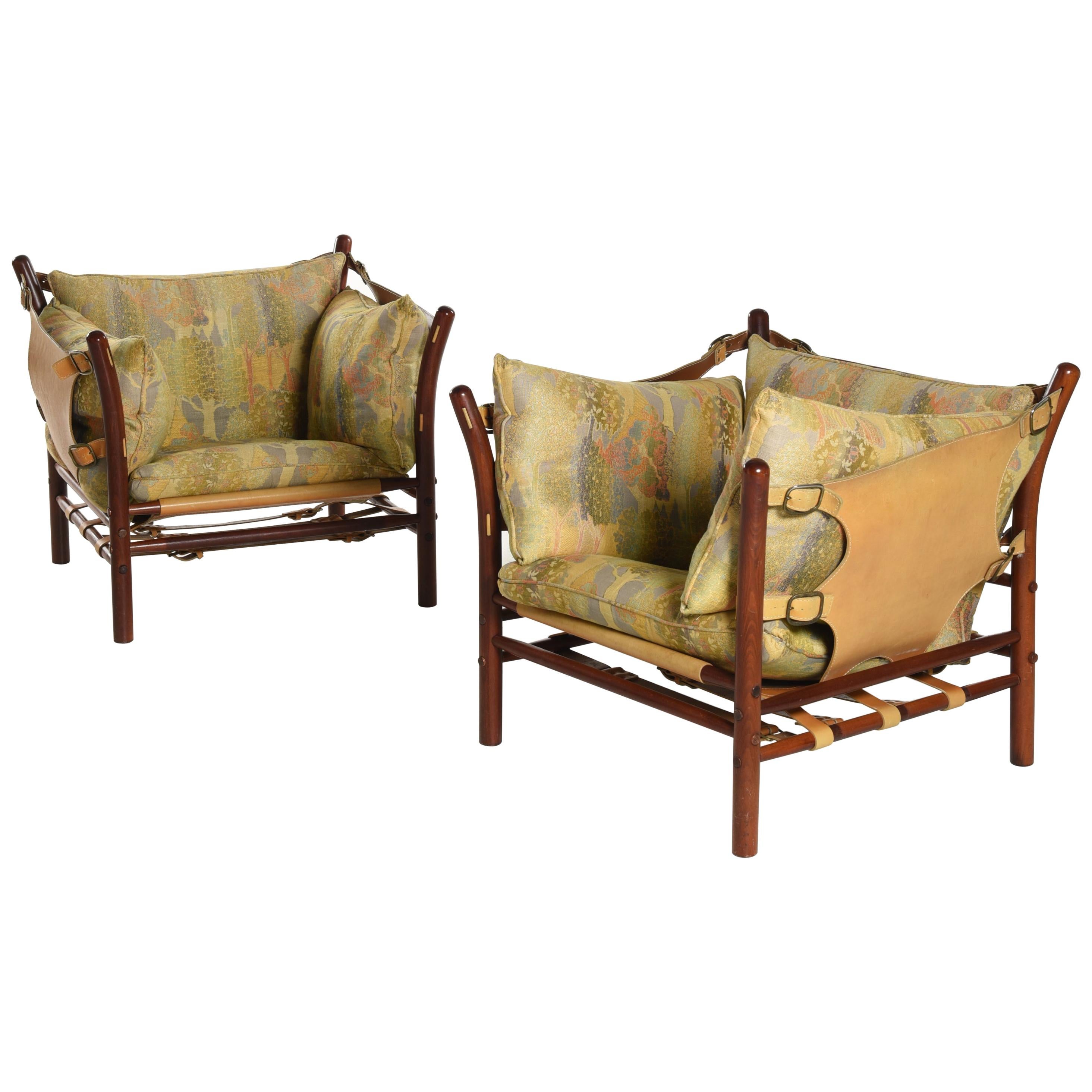 Pair of Arne Norell Ilona Chairs, Sweden, 1970s