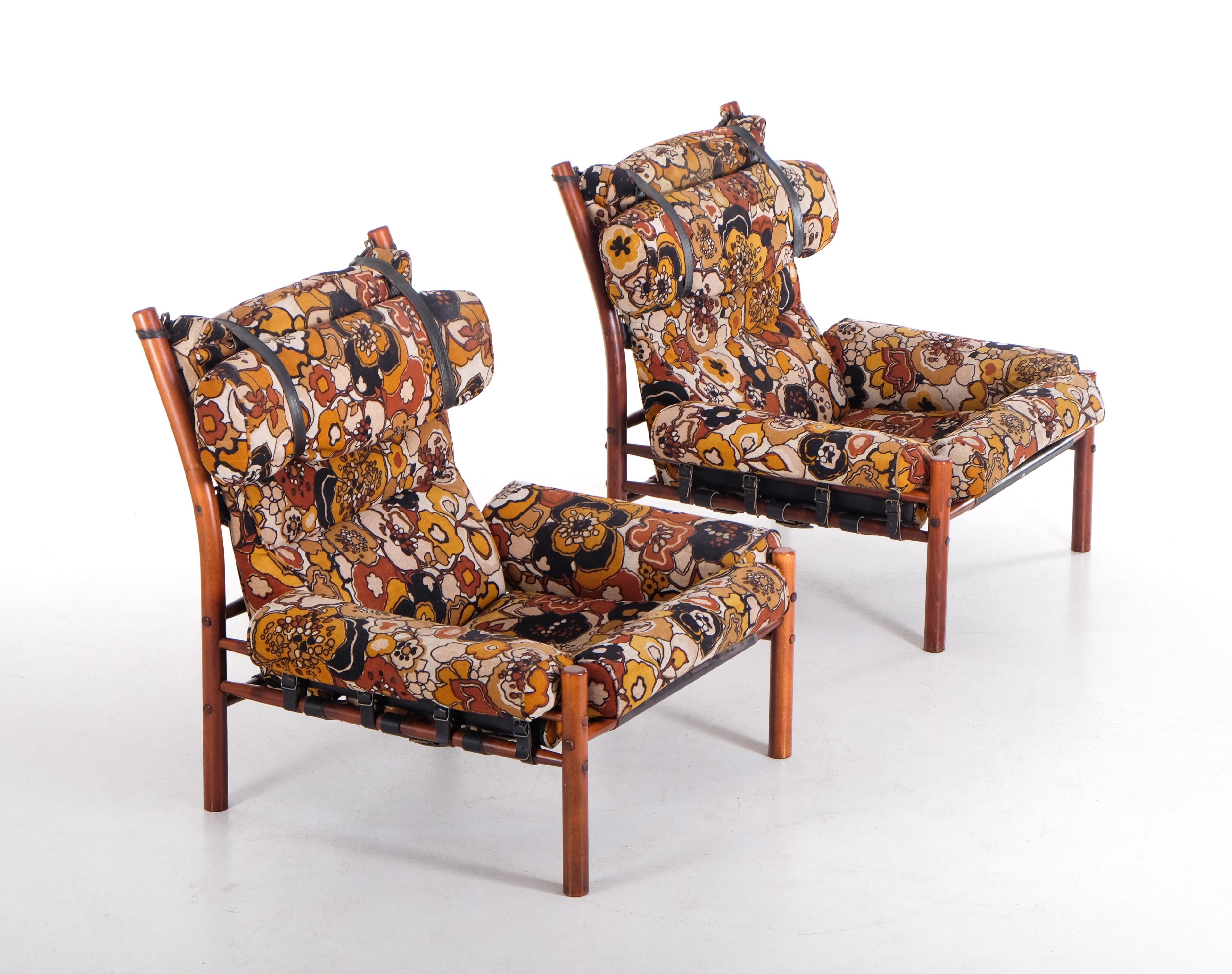 Paire de fauteuils Inca d'Arne Norell, 1970 en vente 3