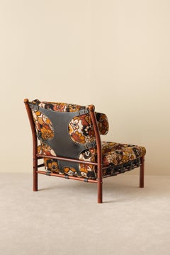 Pair of Arne Norell "Inca" Easy Chairs, 1970s