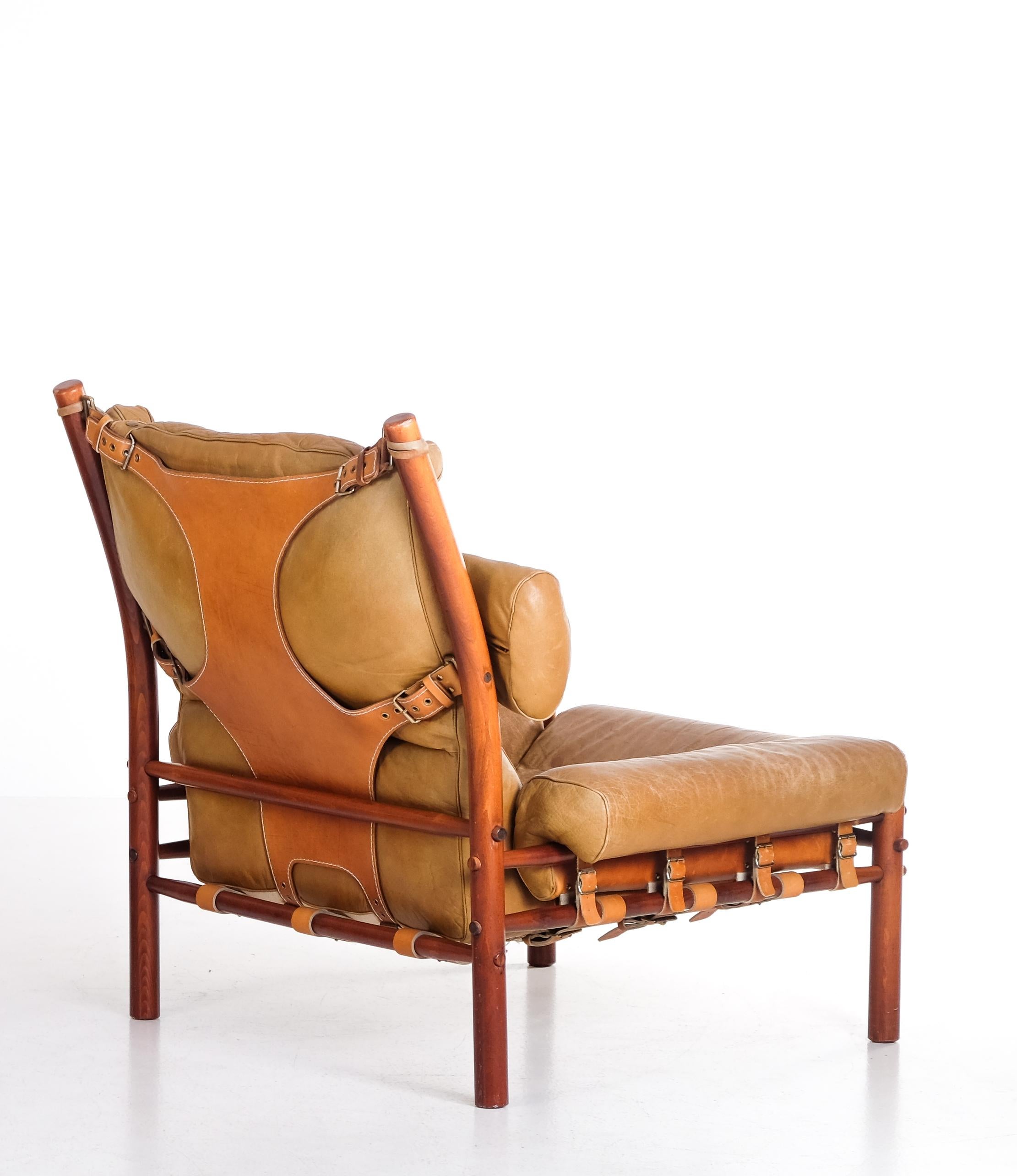 Scandinave moderne Paire de fauteuils Inca d'Arne Norell, 1970 en vente