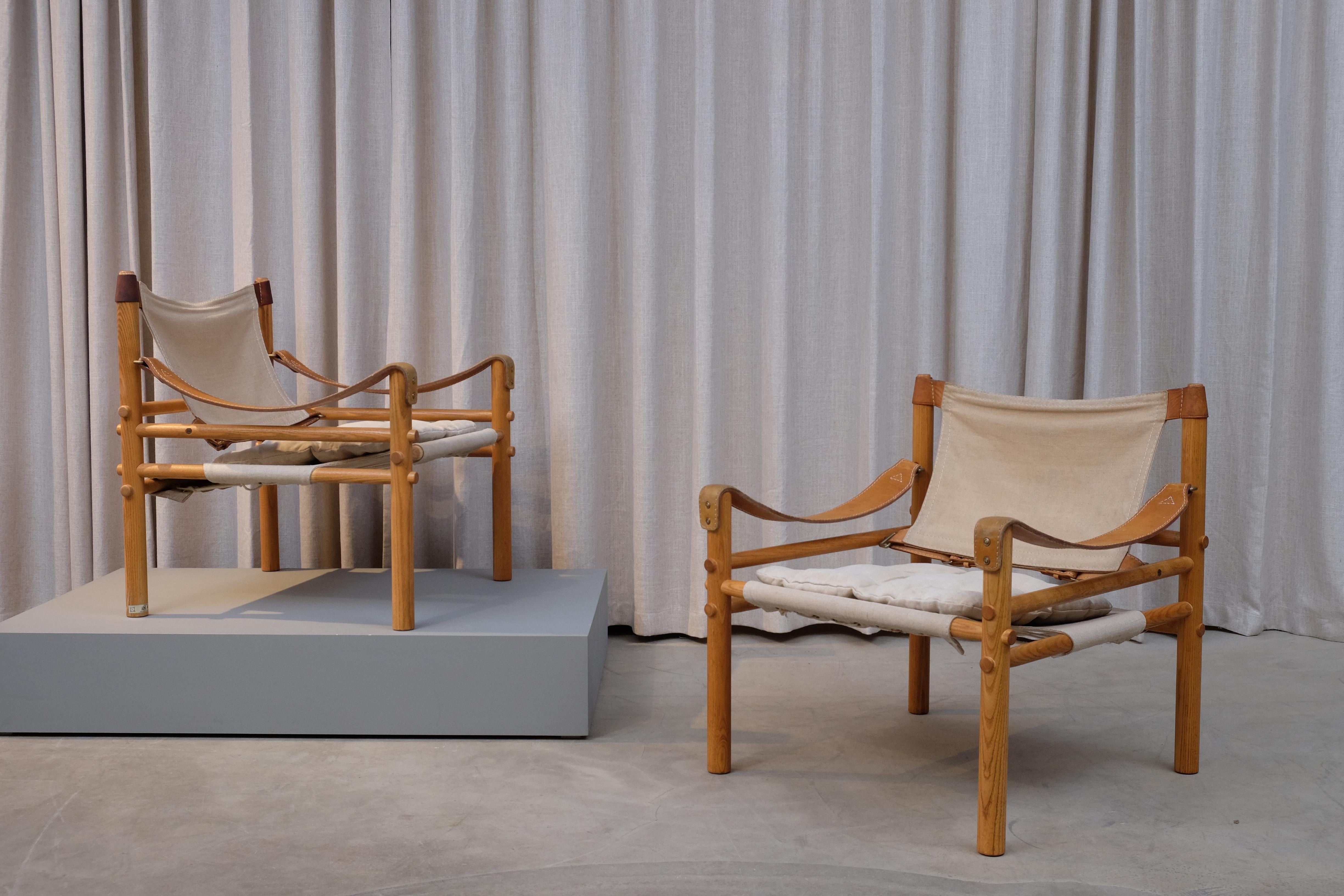 Pair of Arne Norell Sirocco Easy Chairs, 1960s 9