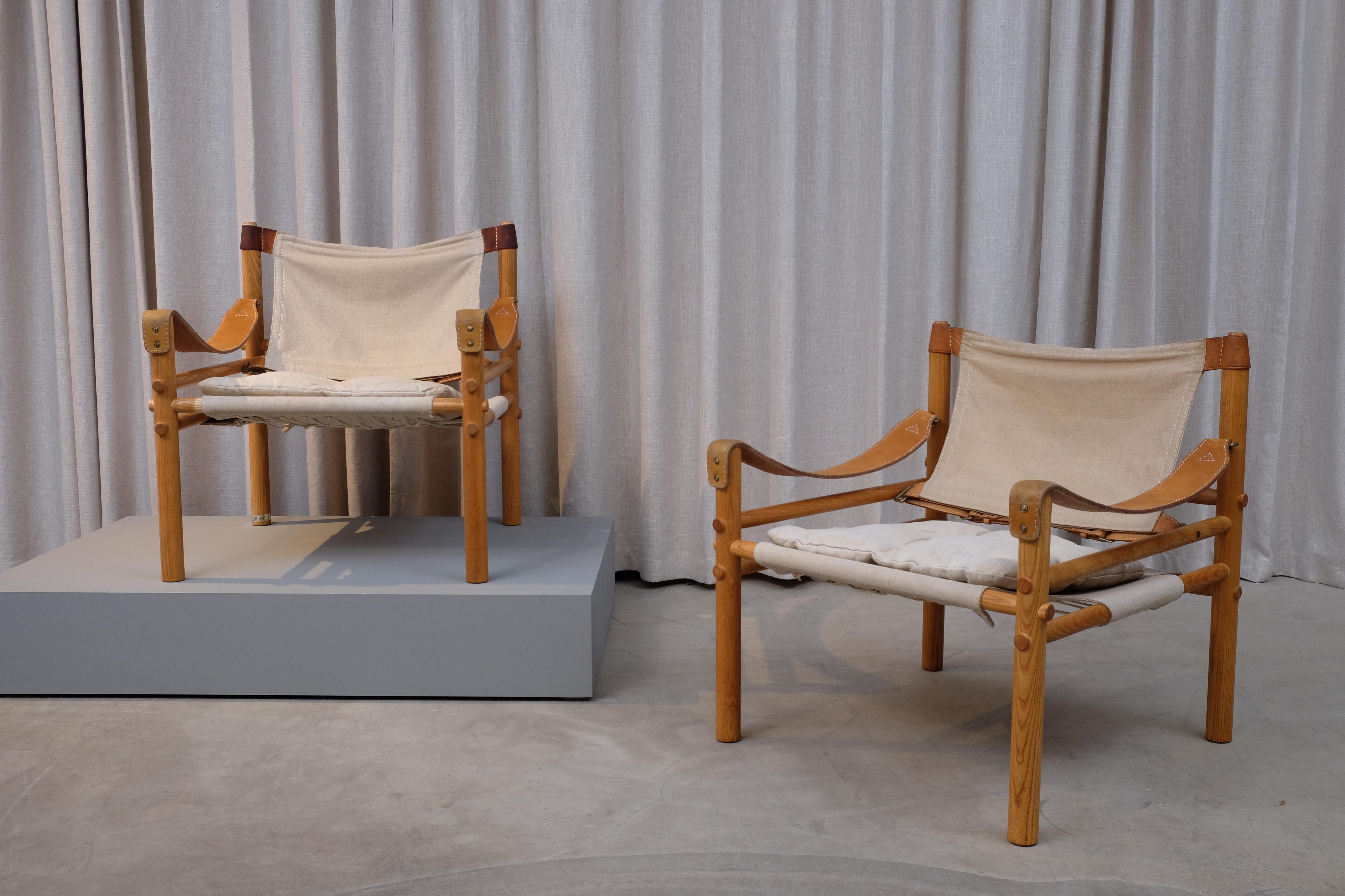 Pair of Arne Norell Sirocco Easy Chairs, 1960s 11