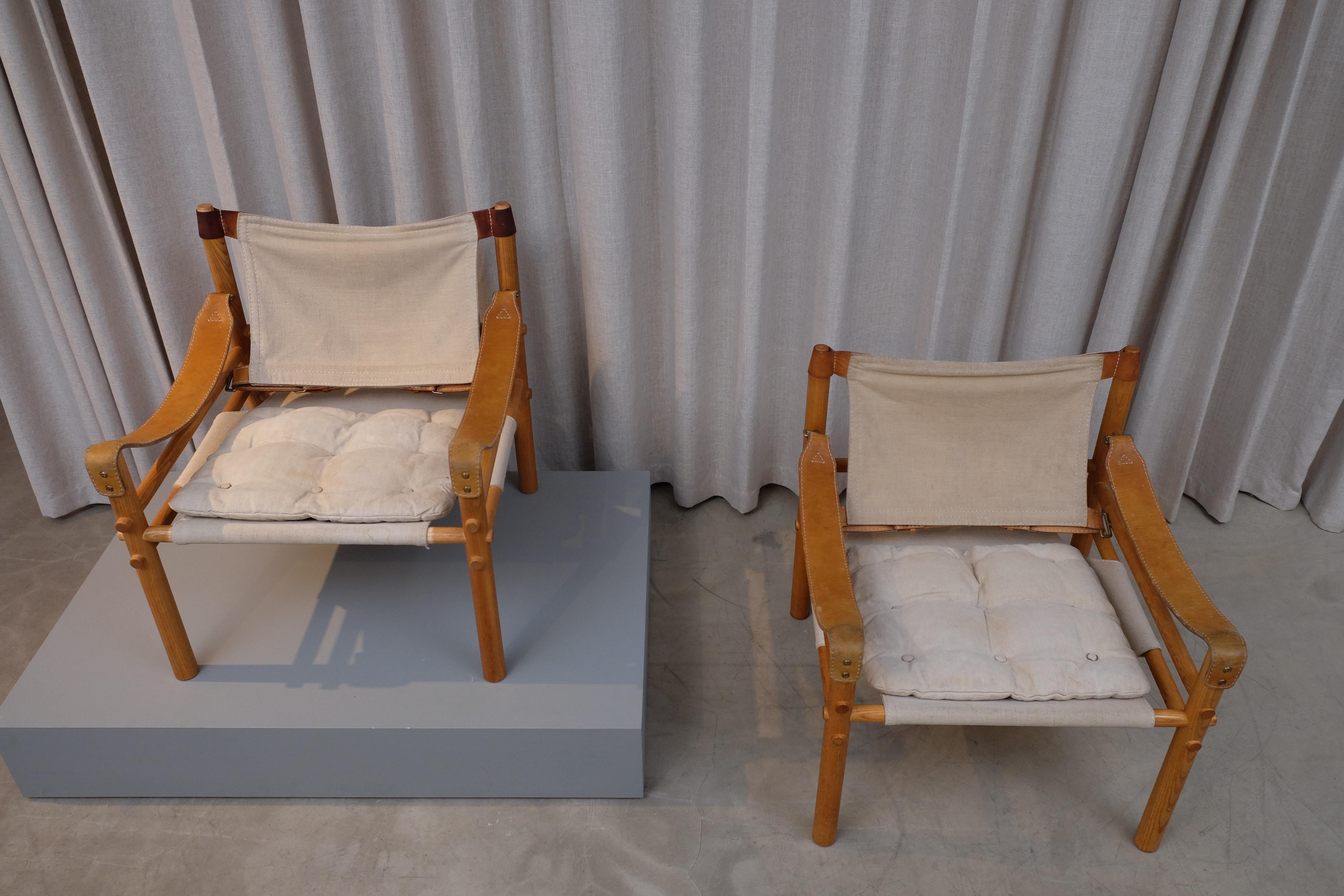 Pair of Arne Norell Sirocco Easy Chairs, 1960s In Good Condition In Stockholm, SE