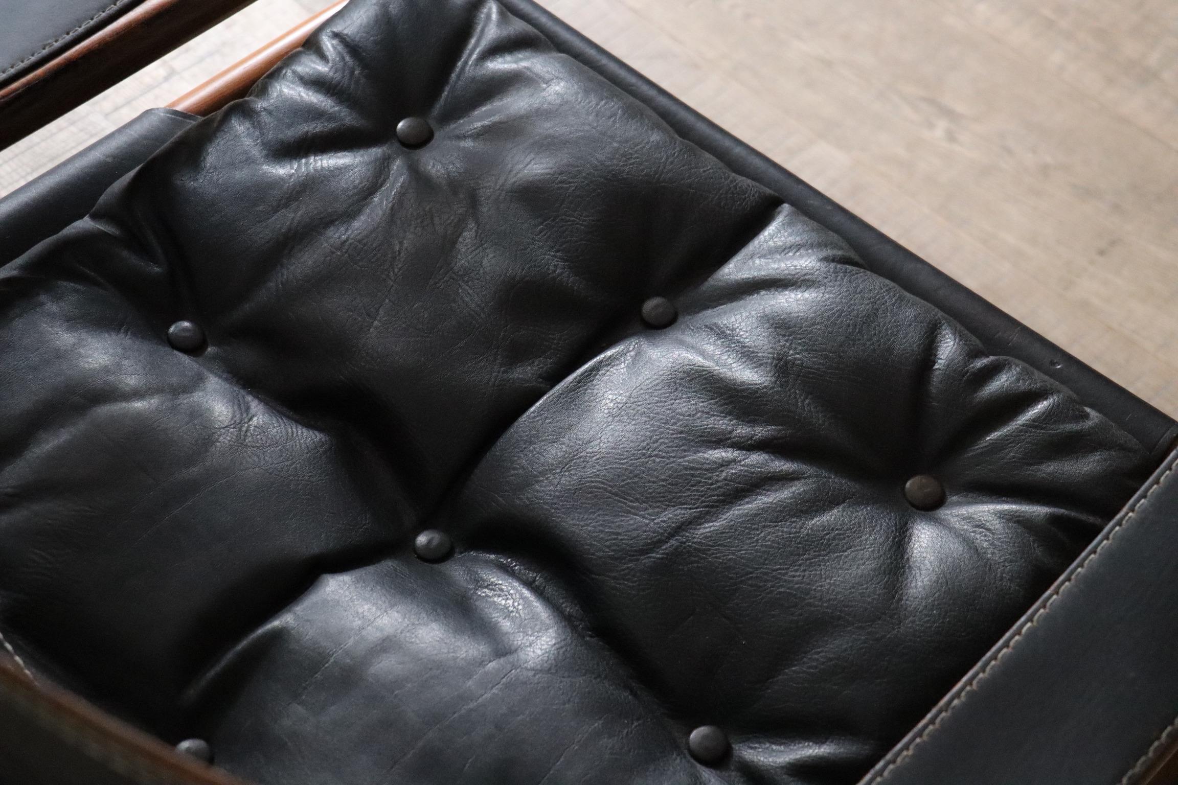 Mid-20th Century Pair of Arne Norell Sirocco Easy Chairs for Norell AB, Sweden 1970s For Sale