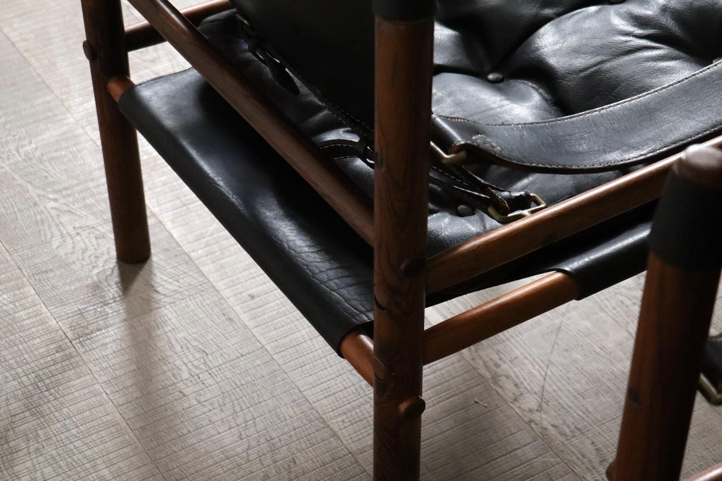 Pair of Arne Norell Sirocco Easy Chairs for Norell AB, Sweden 1970s For Sale 4