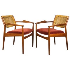 Mid Century Modern Armchairs by Arne Vodder for Sibast Model 51A