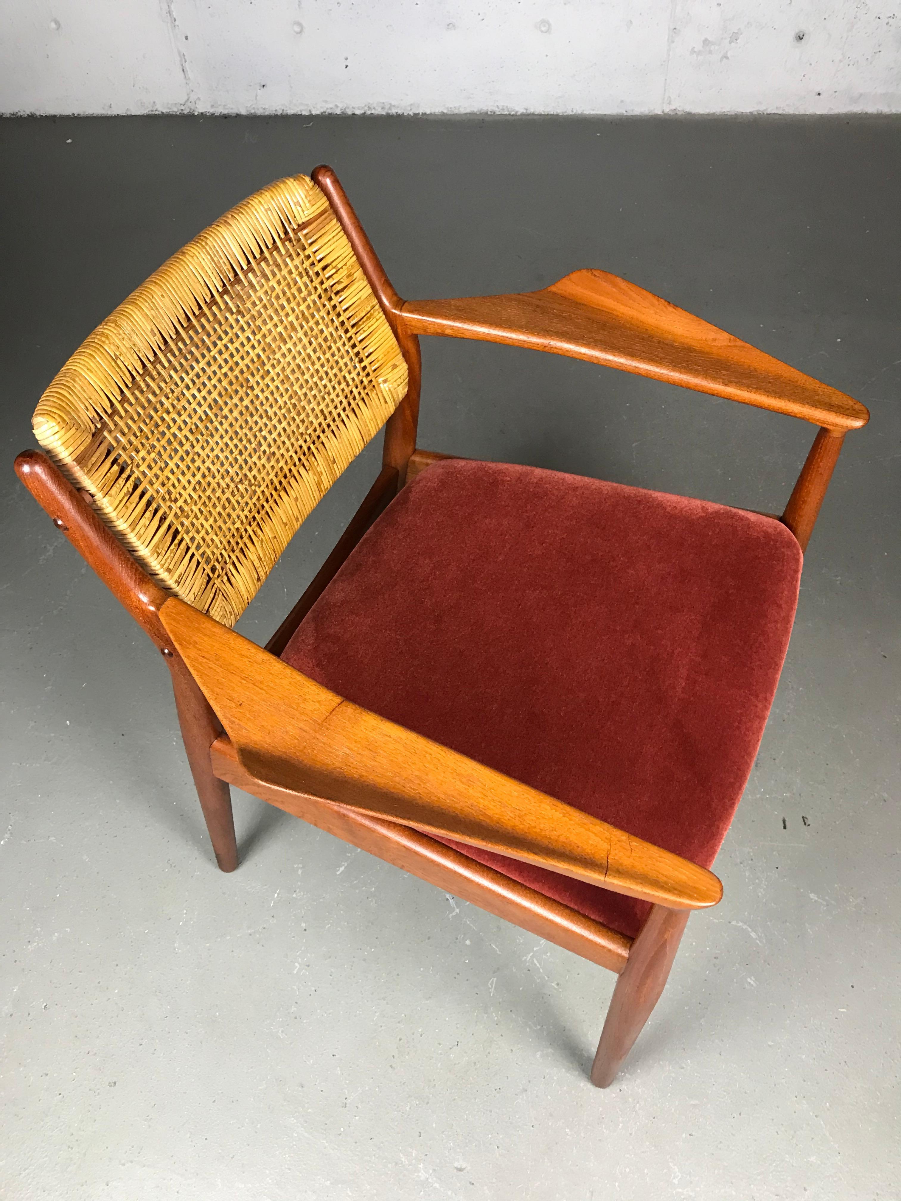 Mid Century Modern Armchairs by Arne Vodder for Sibast Model 51A 3