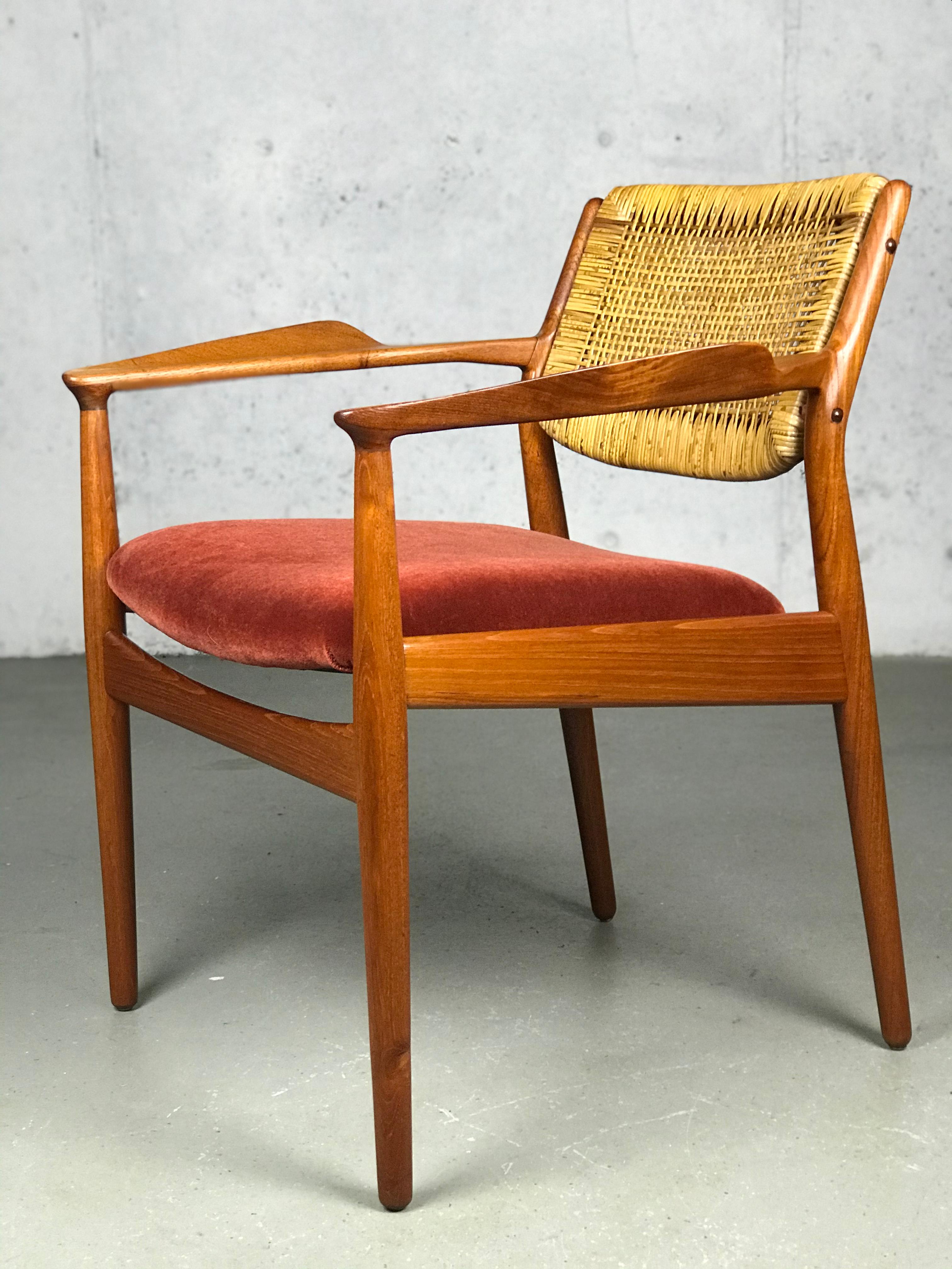 Danish Mid Century Modern Armchairs by Arne Vodder for Sibast Model 51A