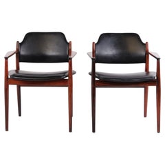 Pair of Arne Vodder Model 62A by sibast furniture from 1960s