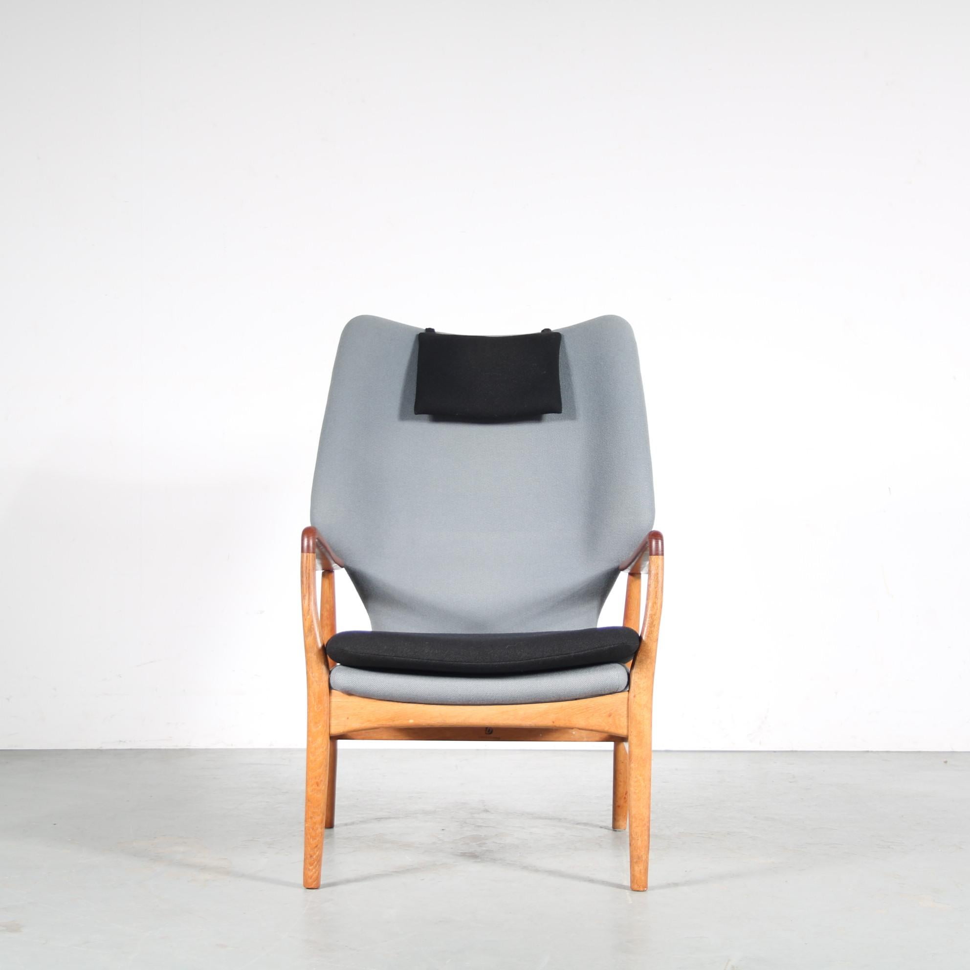 Pair of Arnold Madsen & Henry Schubell Lounge Chairs for Bovenkamp, Netherlands 5