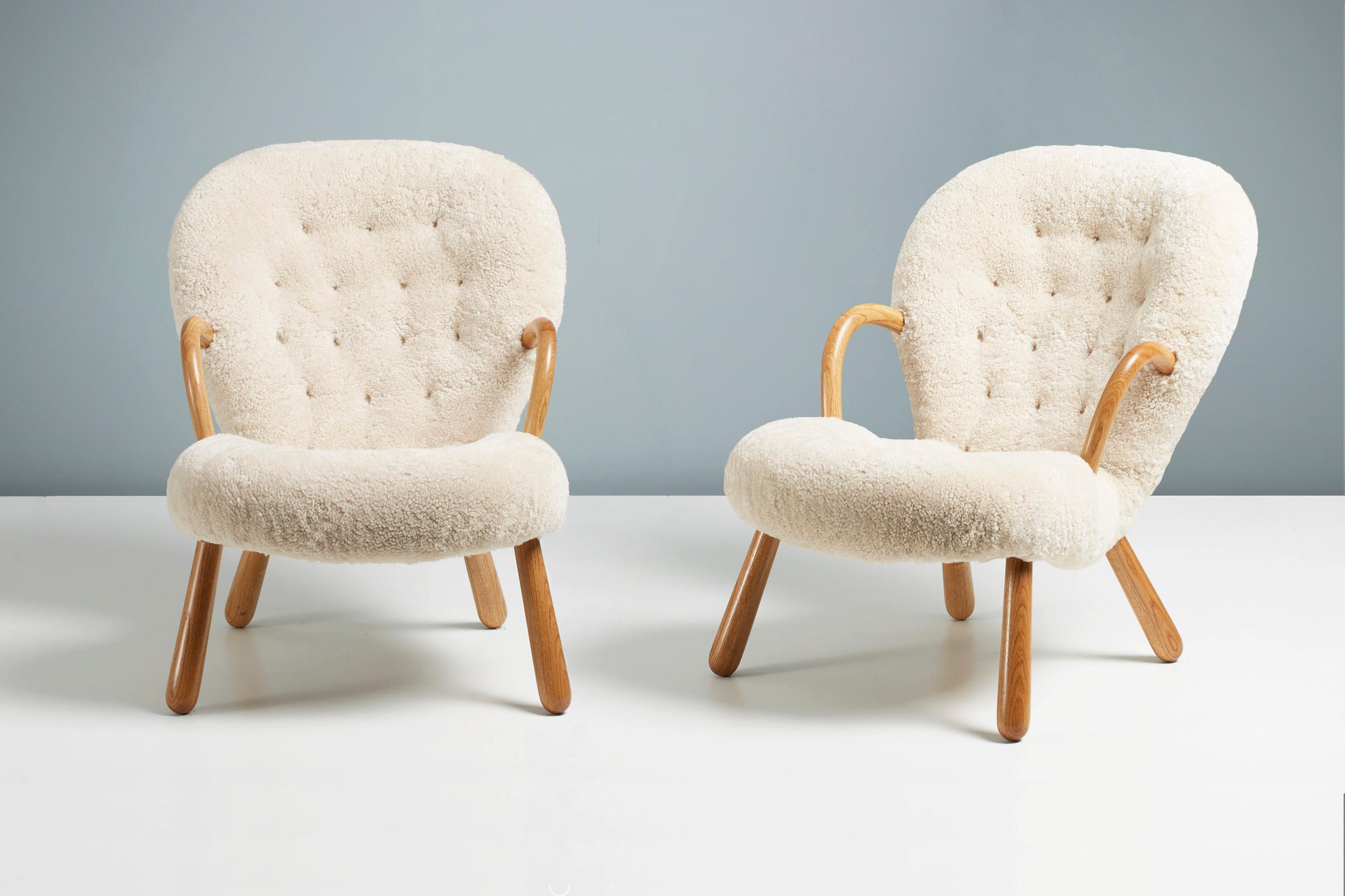 Offizielle Re-Edition des kultigen Clam Chair von Arnold Madsen.

Dagmar ist stolz darauf, in Zusammenarbeit mit dem Nachlass von Arnold Madsen den Clam Chair - eines der beliebtesten und begehrtesten skandinavischen Möbeldesigns des 20.